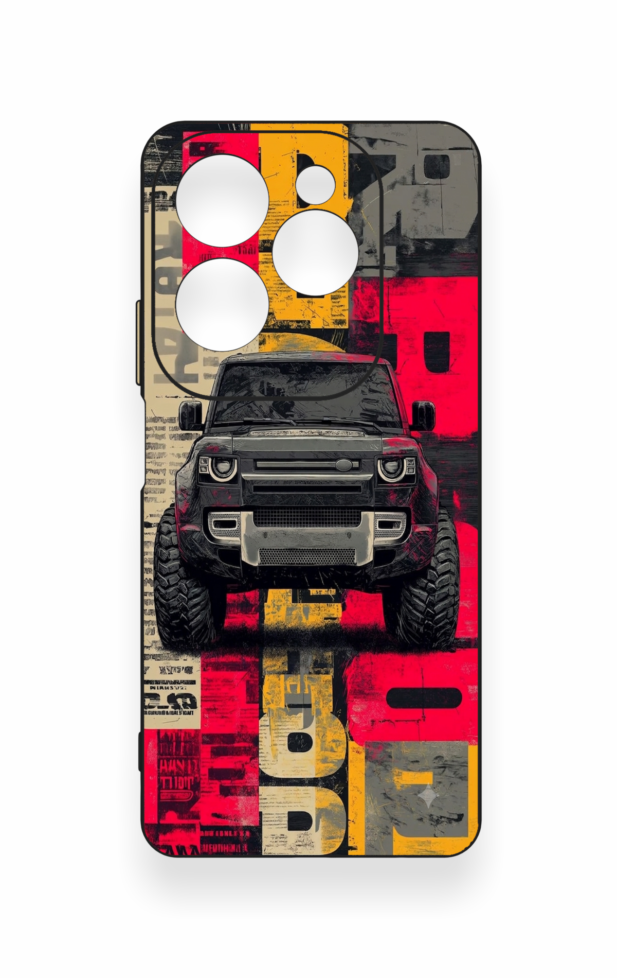 İnfinix Hot 40 Pro Uyumlu Defender Truck Desenli Silikon Kılıf