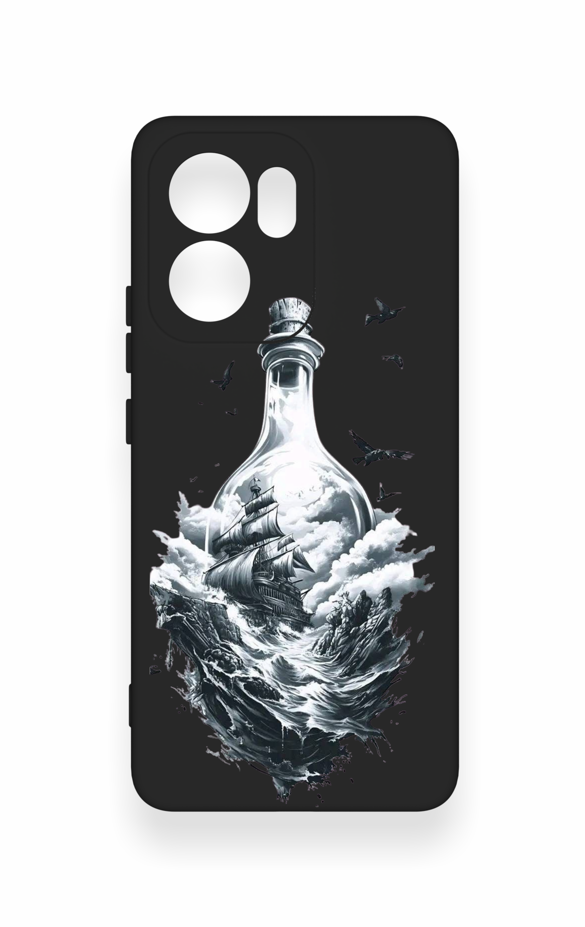 Oppo Reno 13F Uyumlu Secret Sea Desenli Silikon Kılıf