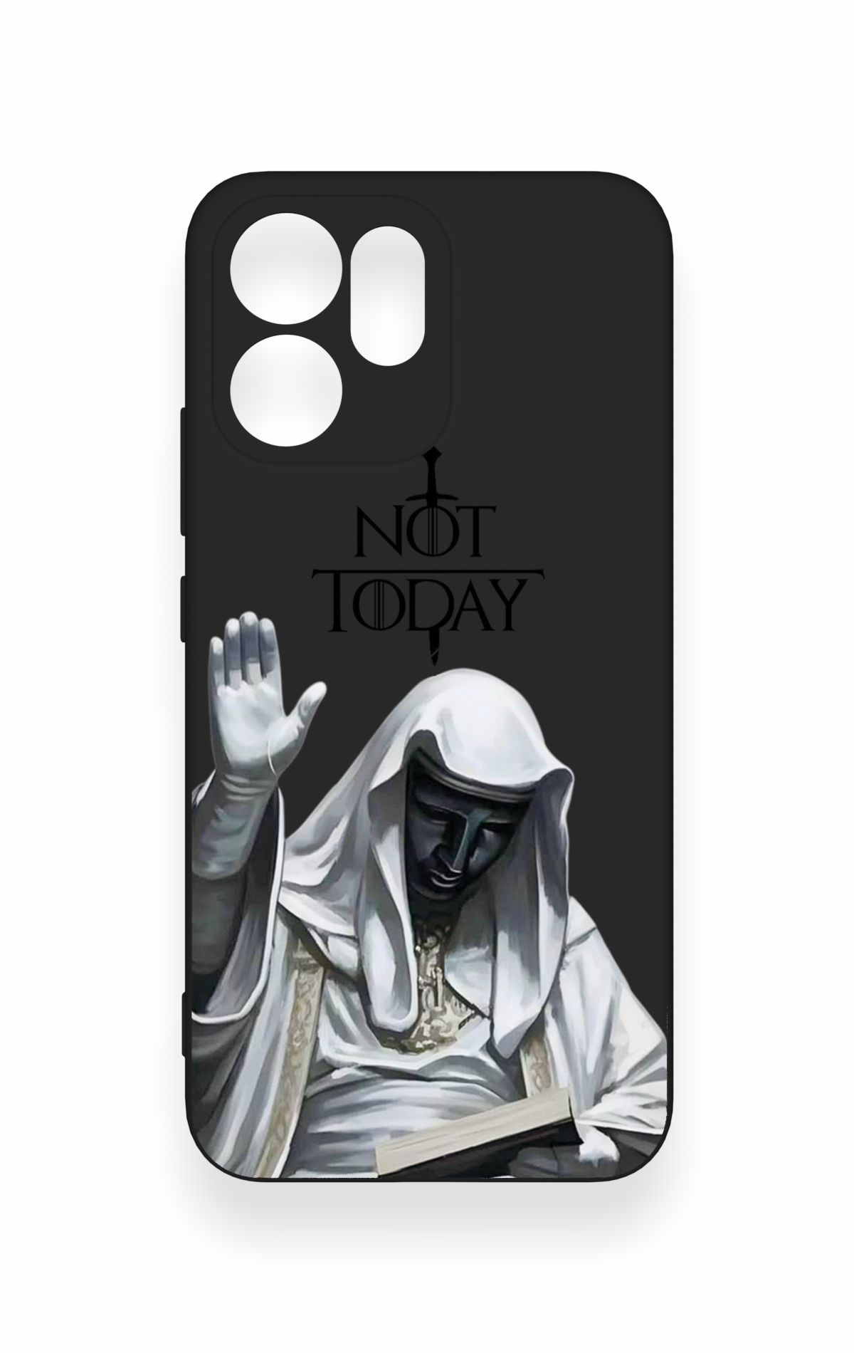 Oppo Reno 14F Uyumlu Not Today Desenli Silikon Kılıf
