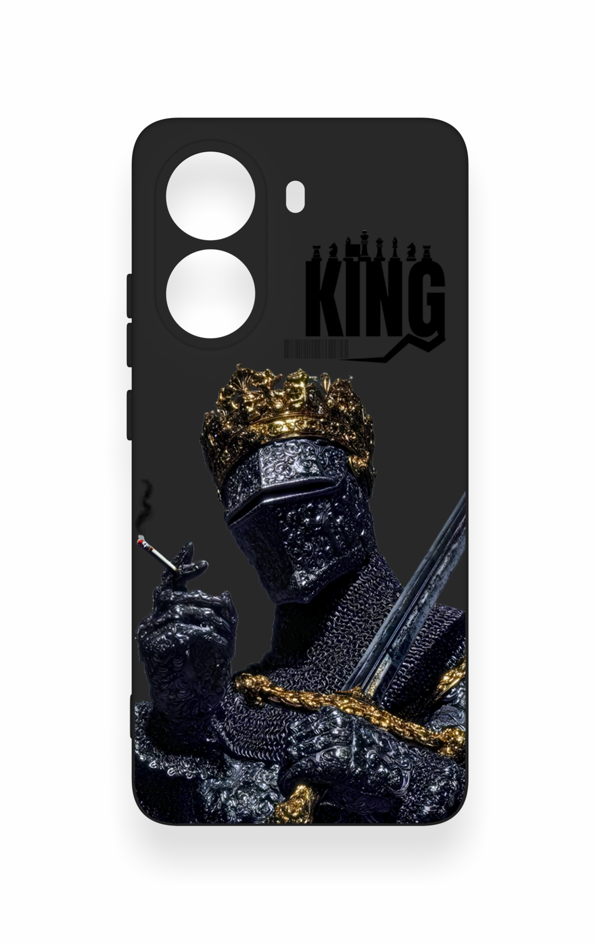 Poco X7 Pro Uyumlu King Desenli Silikon Kılıf