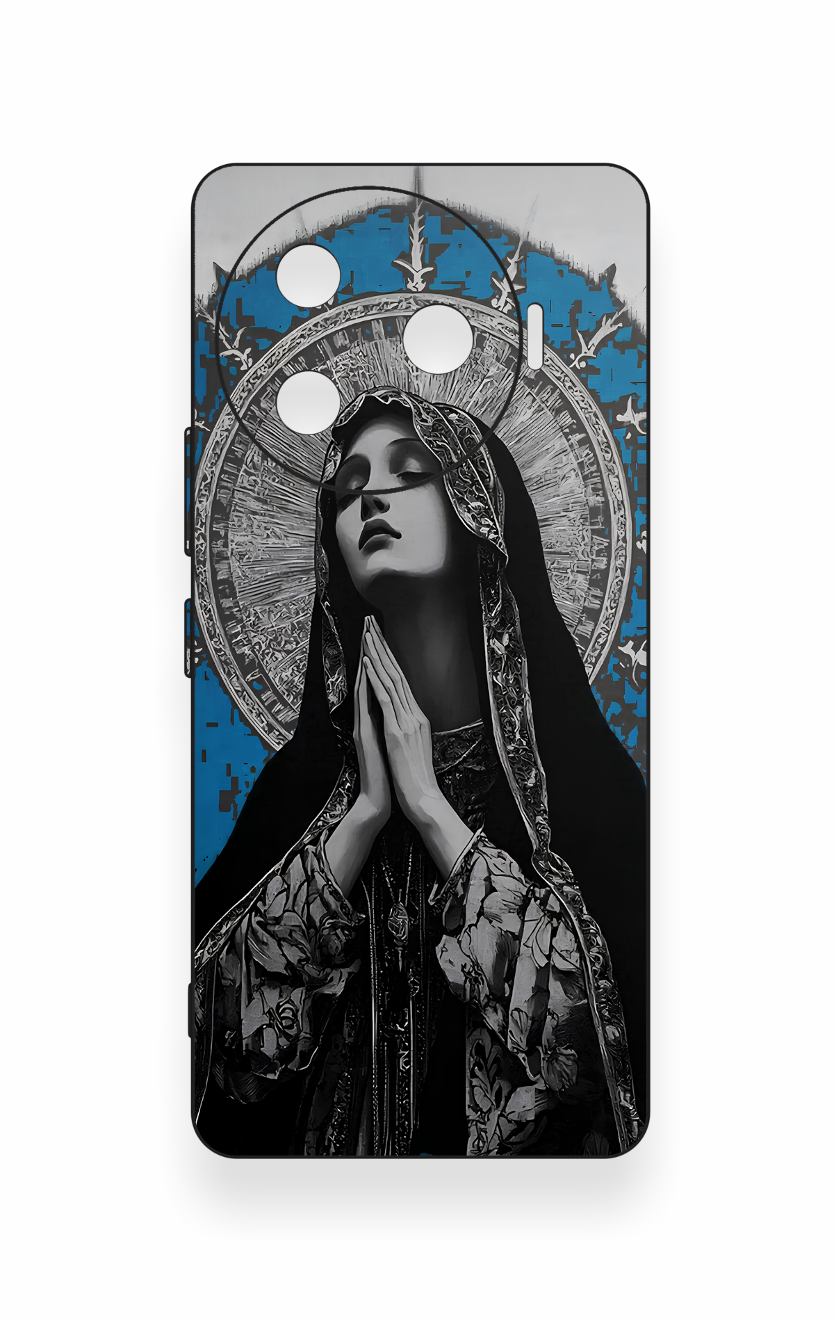 Tecno Camon 30 Pro 5G Uyumlu Rahibe Desenli Silikon Kılıf