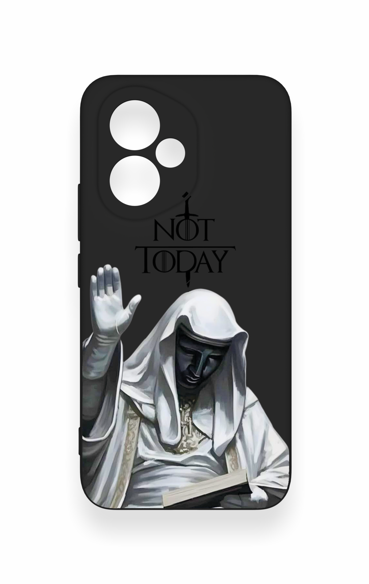Honor 400 Uyumlu Not Today Desenli Silikon Kılıf