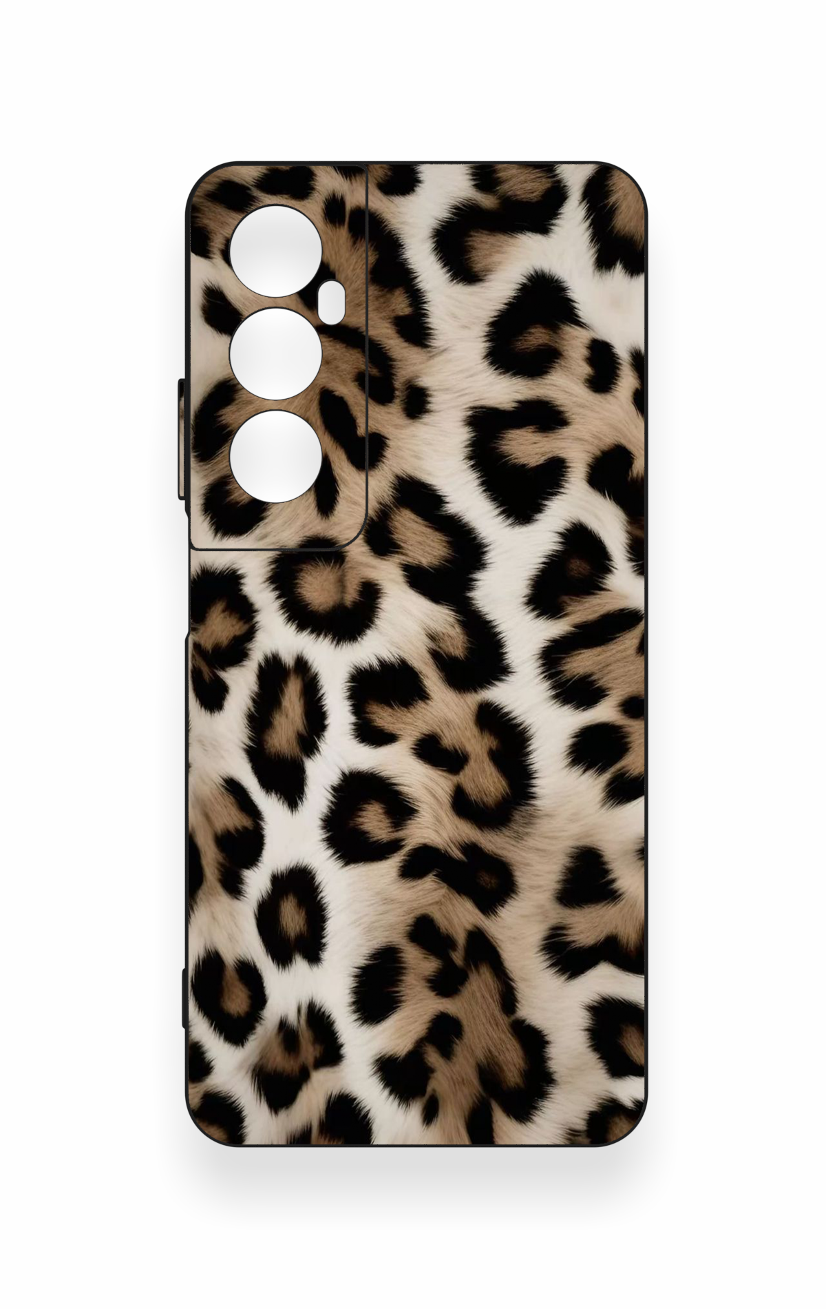 Realme C65 Uyumlu Leopar Derisi Desenli Silikon Kılıf