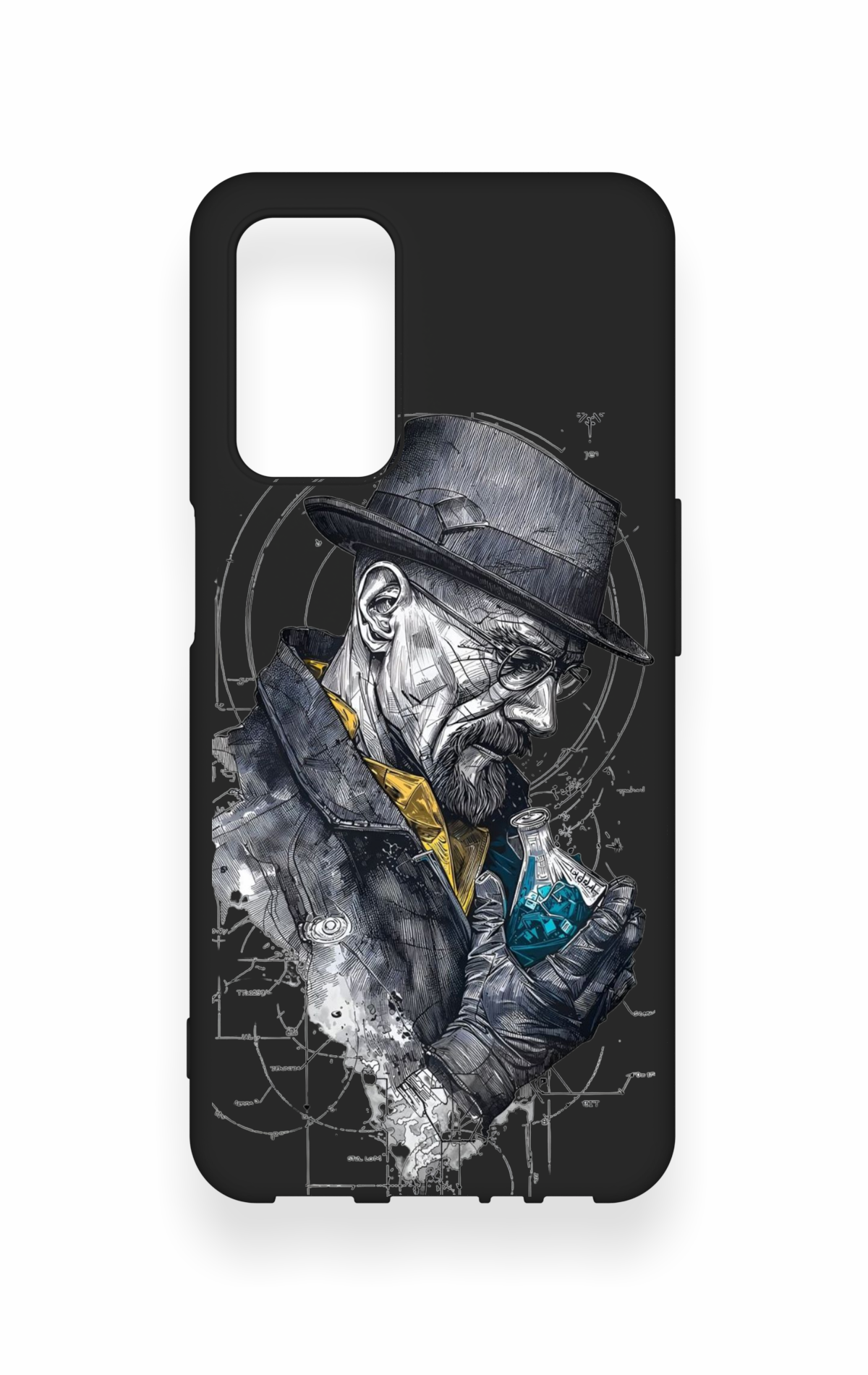 Oppo A55 Uyumlu Walter White Desenli Silikon Kılıf