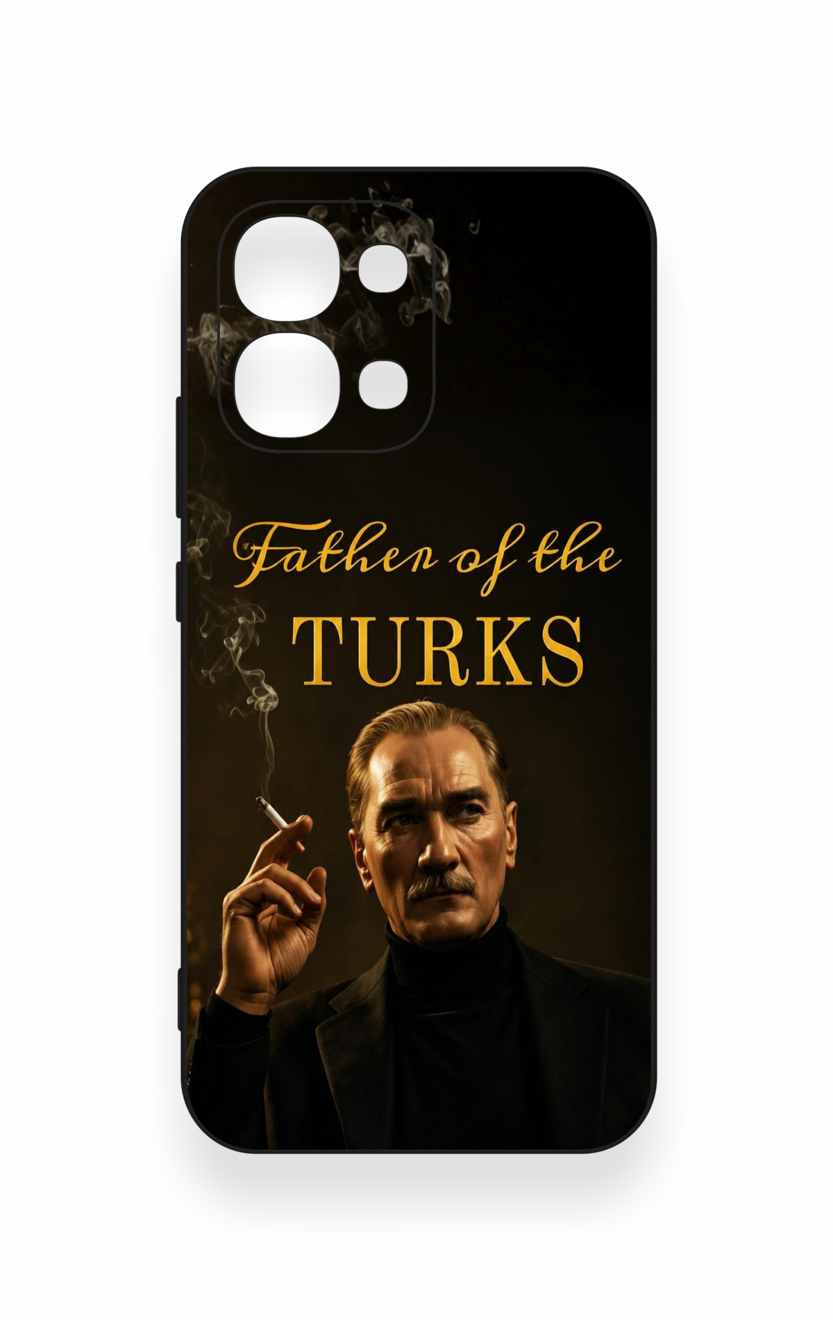Oppo A6 Pro Uyumlu Father Of The Turks Desenli Silikon Kılıf