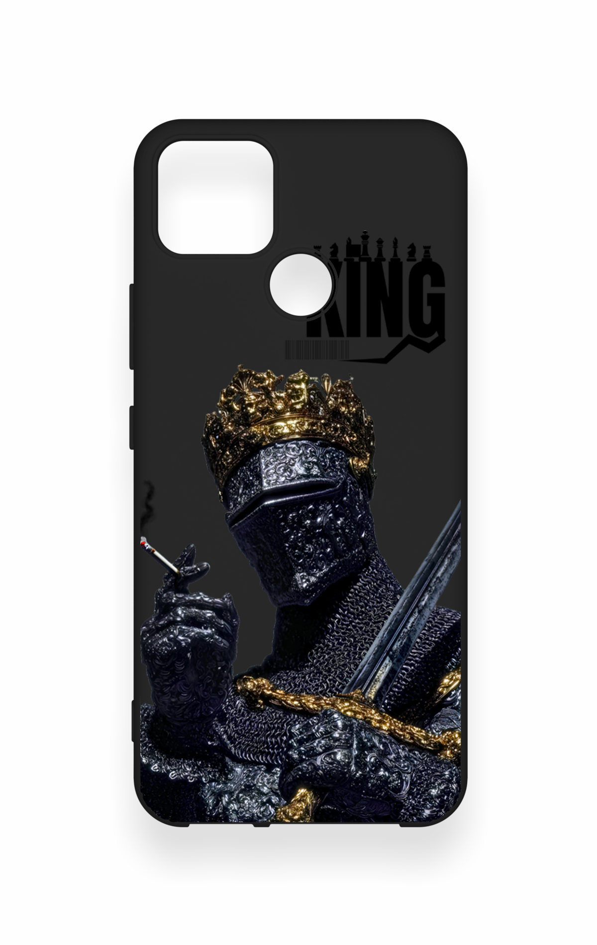 Realme C25 Uyumlu King Desenli Silikon Kılıf