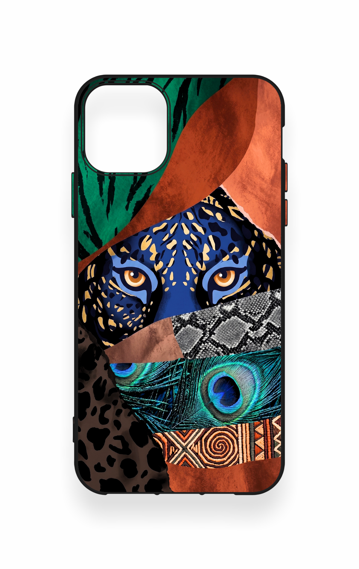 iPhone 11 Pro Max Uyumlu Amazon Kaplan Desenli Silikon Kılıf