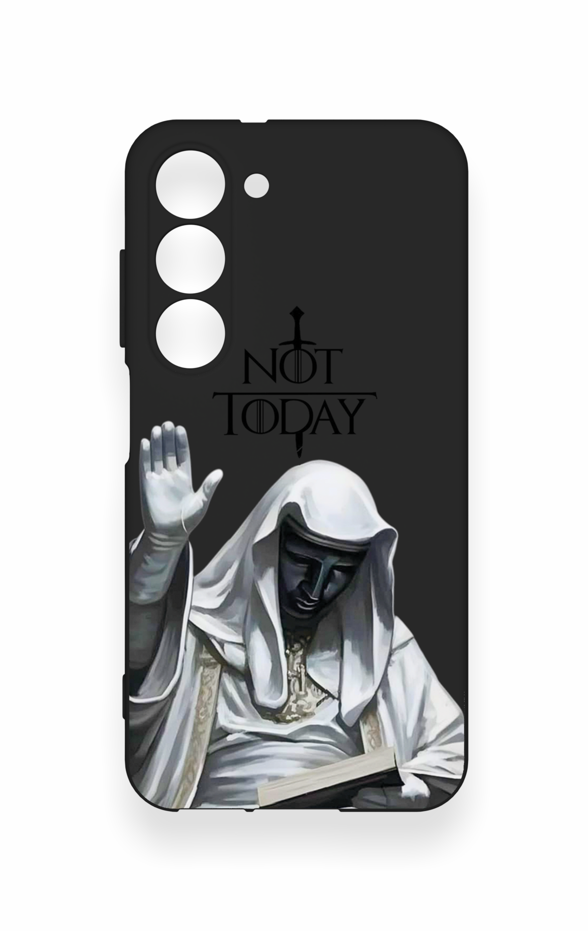 Samsung S23 Uyumlu Not Today Desenli Silikon Kılıf