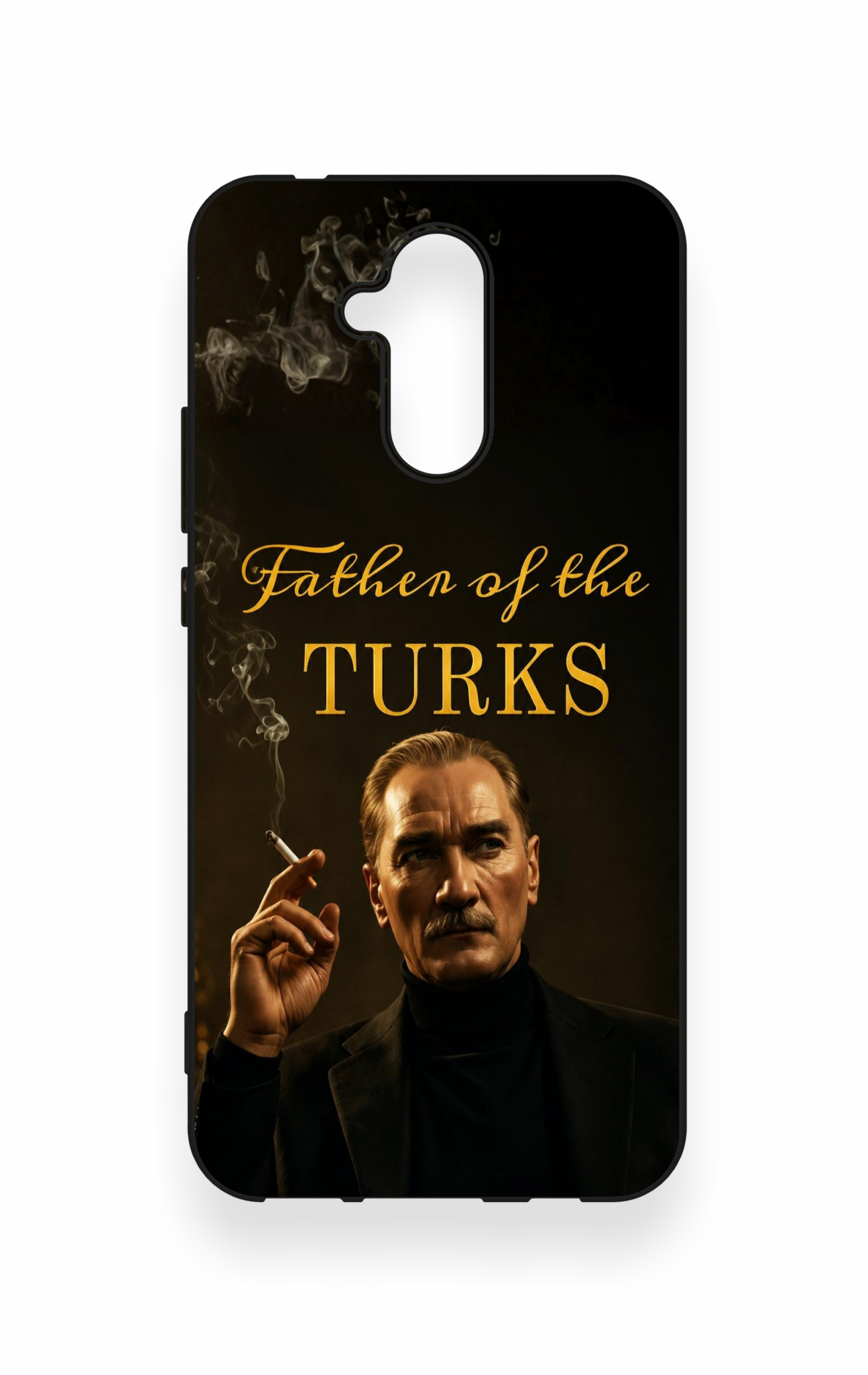 Huawei Mate 20 Lite Uyumlu Father Of The Turks Desenli Silikon Kılıf