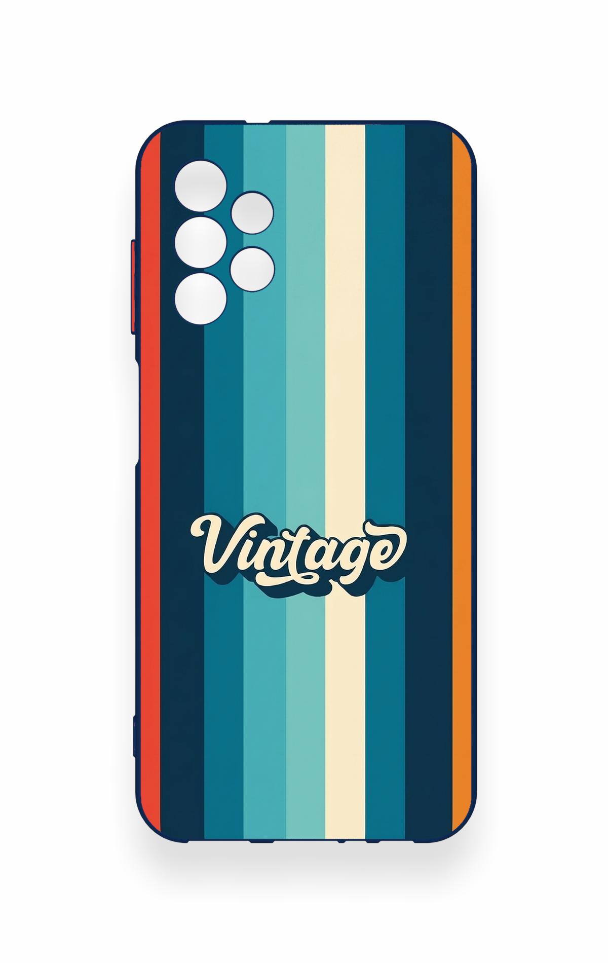 Samsung A13 Uyumlu Vintage Desenli Silikon Kılıf