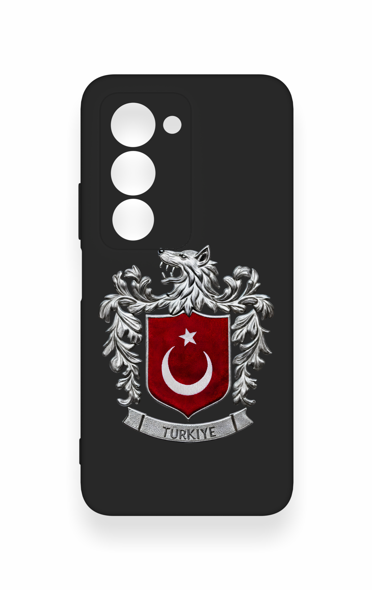 Redmi 15 5G Uyumlu Türk Arma Desenli Silikon Kılıf