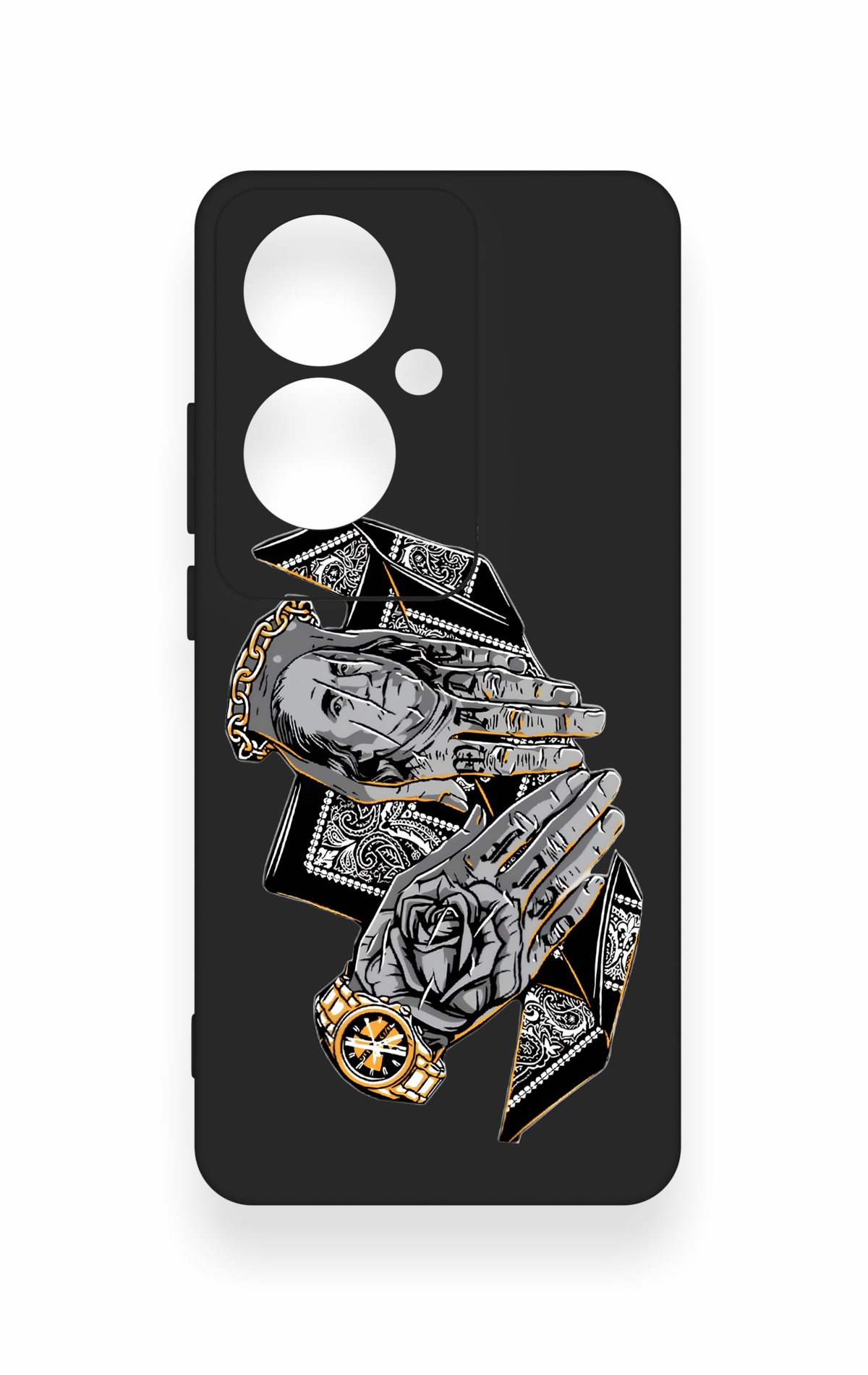 Oppo Reno 11F Uyumlu Self Made Desenli Silikon Kılıf