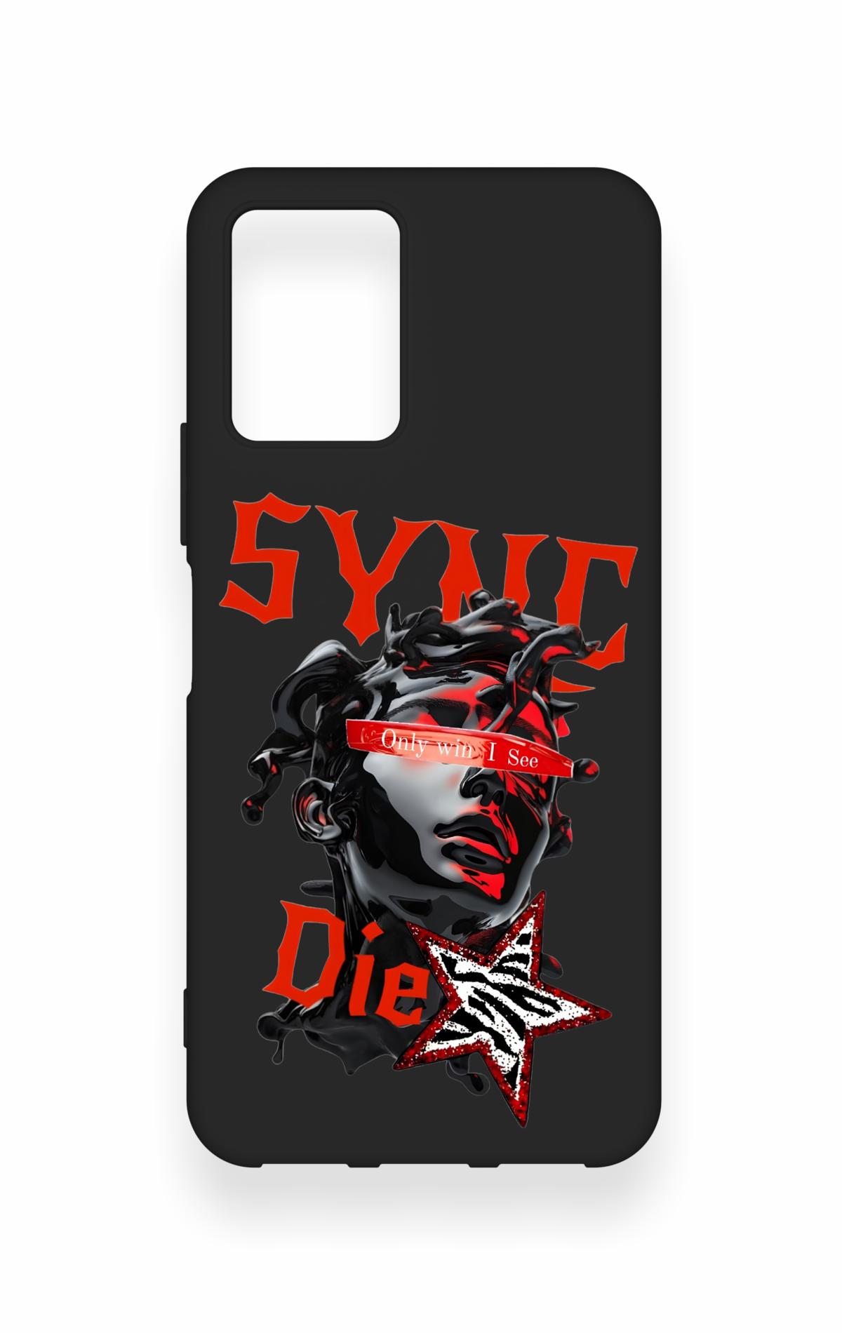 Vivo Y33S Uyumlu Sync Die Desenli Silikon Kılıf