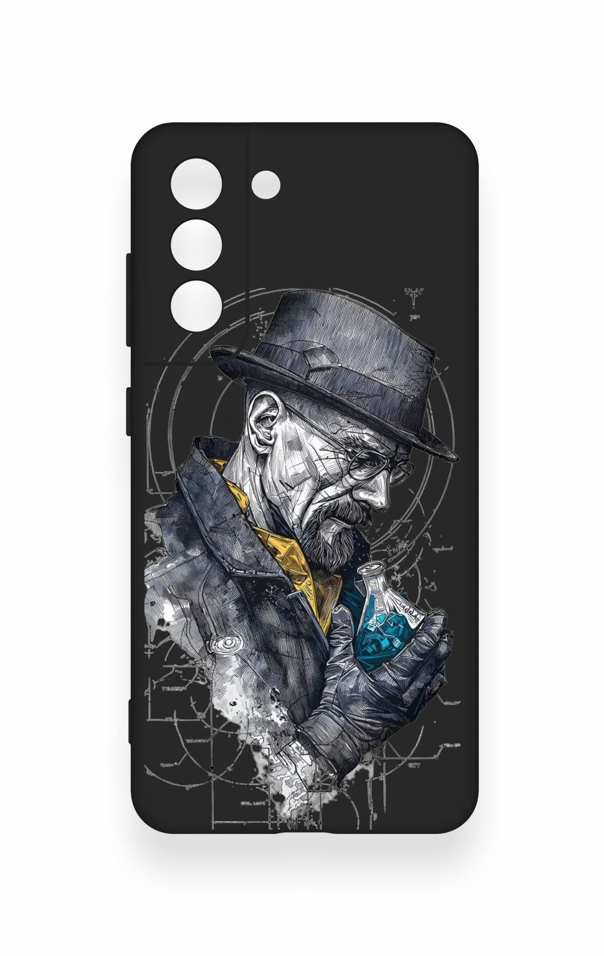 Samsung-S21FE Uyumlu Walter White Desenli Silikon Kılıf