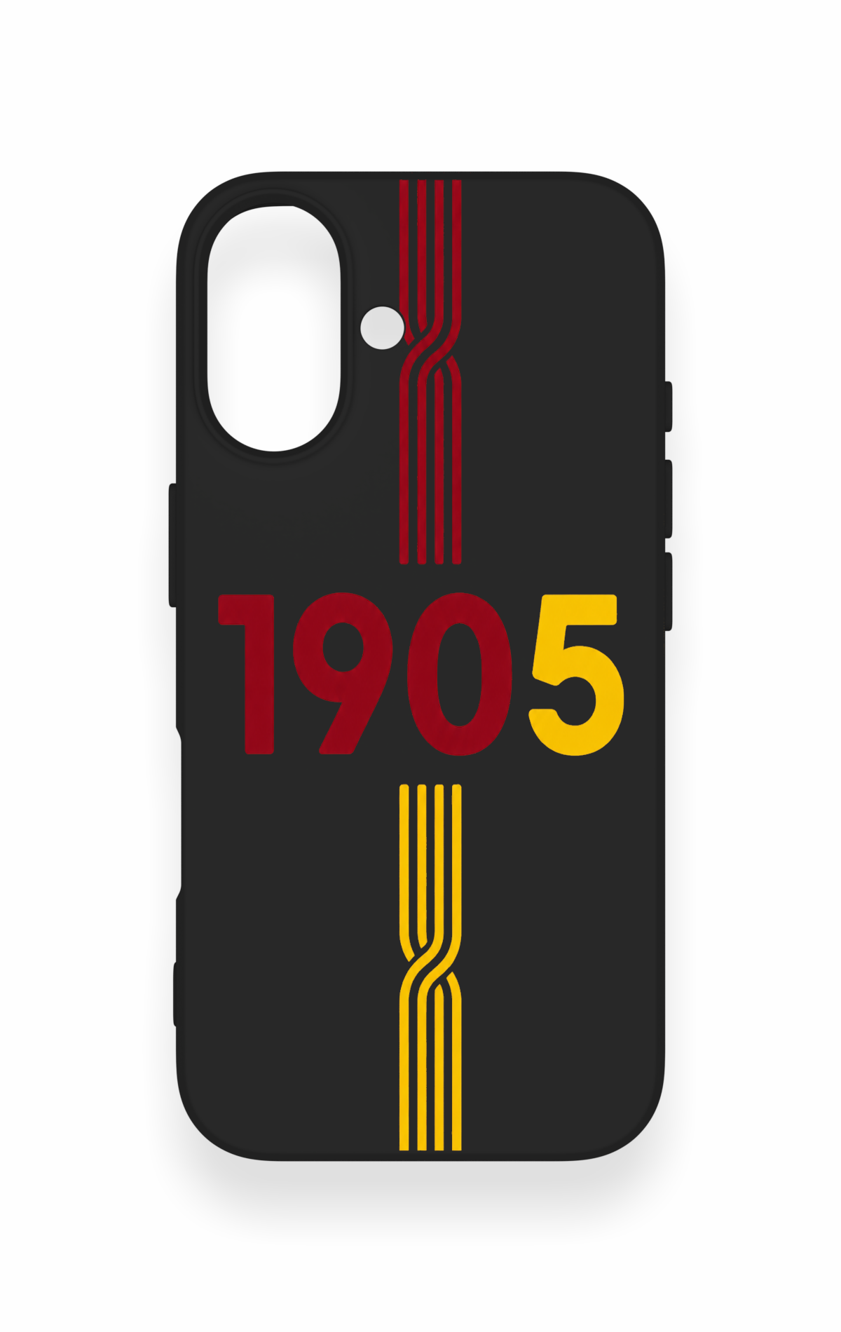 iPhone 16 Uyumlu 1905 Kemer Desenli Silikon Kılıf