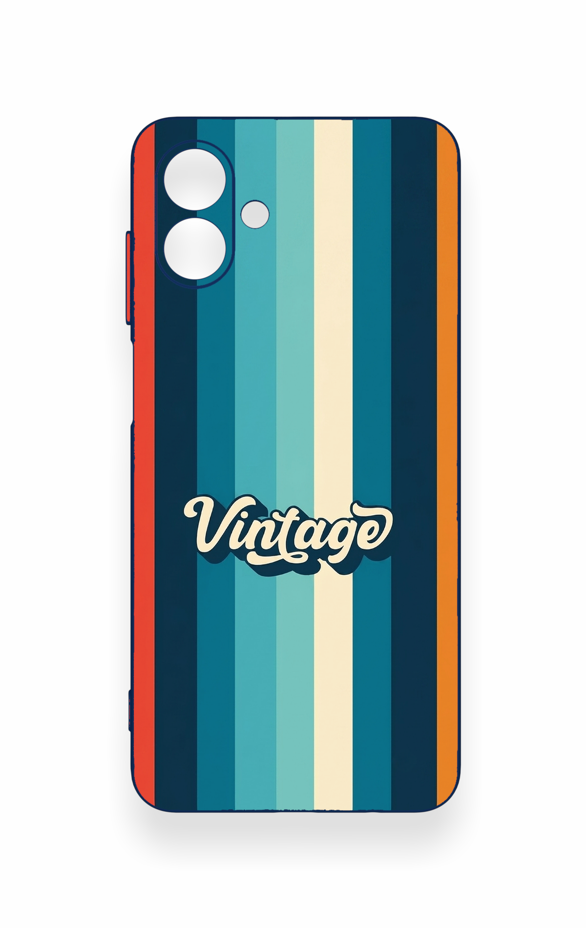 Samsung A07 Uyumlu Vintage Desenli Silikon Kılıf