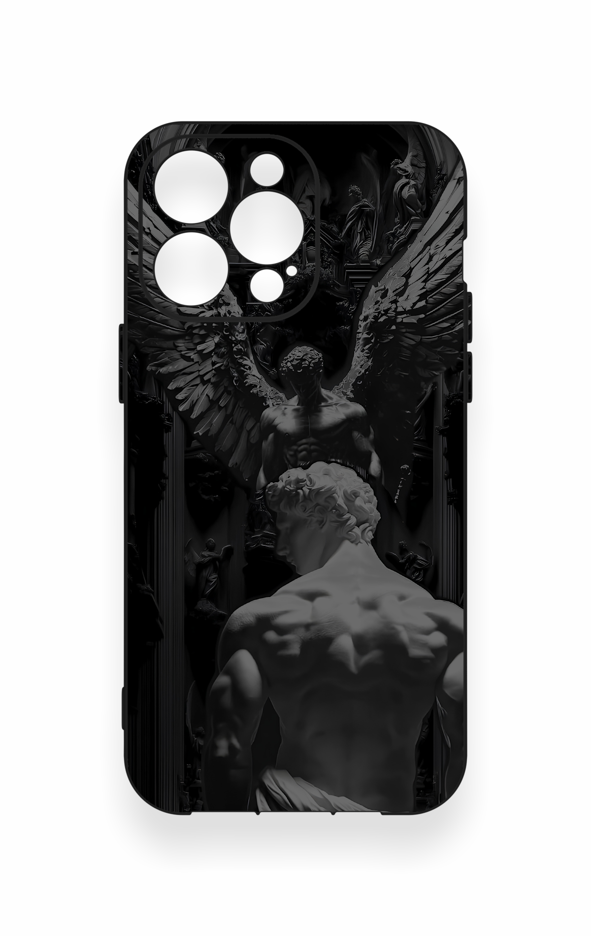 iPhone 14 Pro Max Uyumlu Icarus Desenli Silikon Kılıf