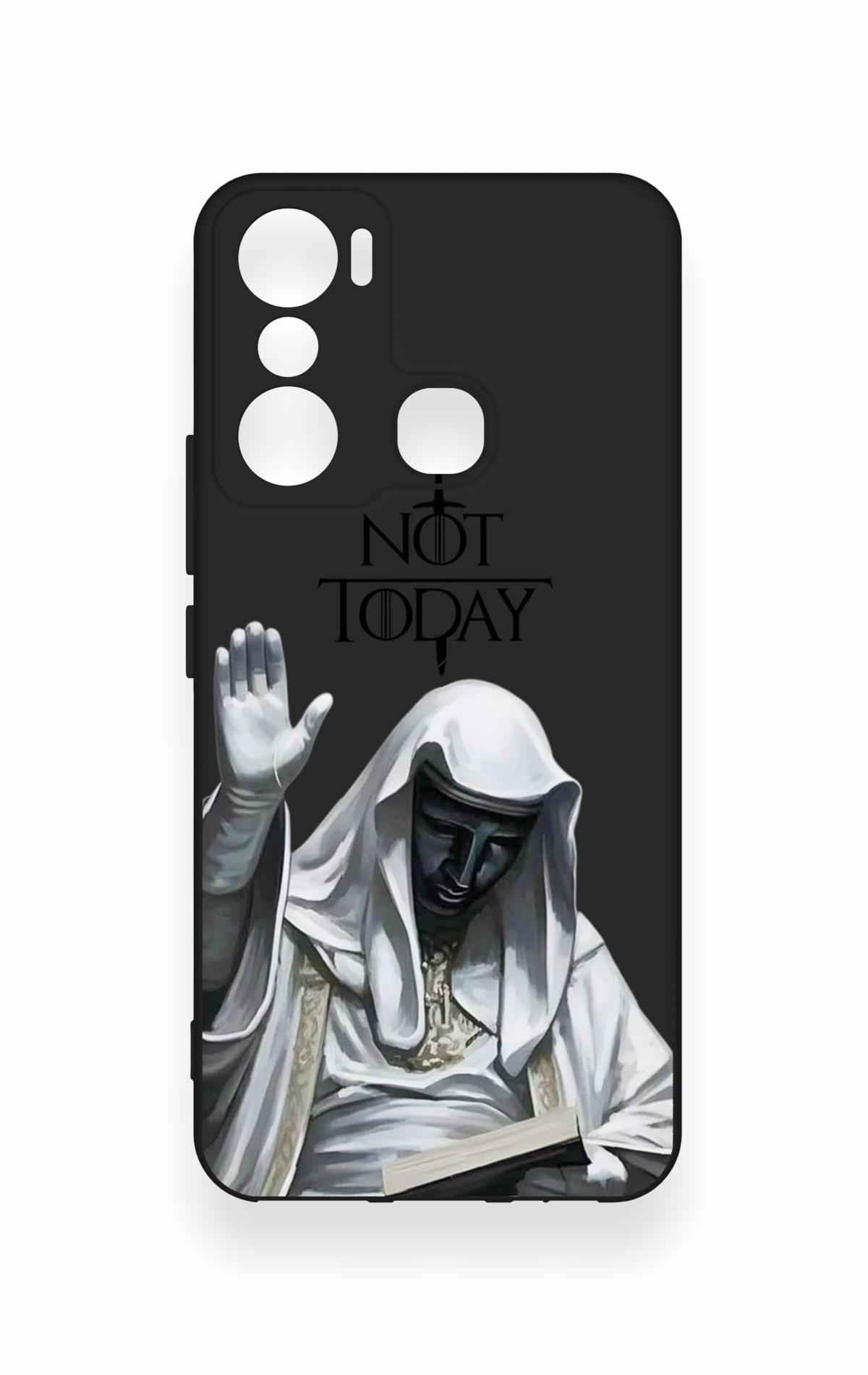 İnfinix Hot 20i Uyumlu Not Today Desenli Silikon Kılıf