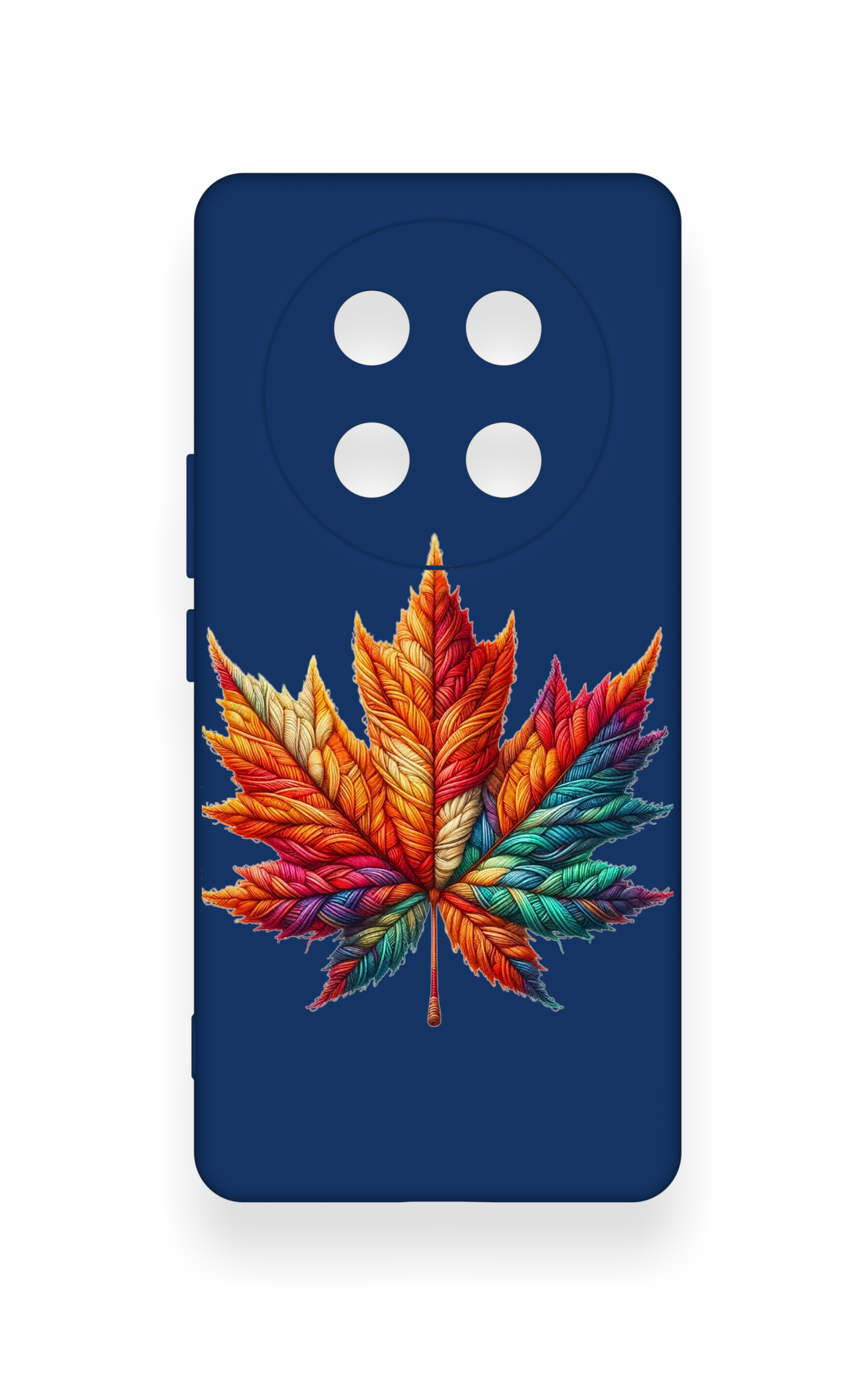 Honor Magic 7 Lite 5G Uyumlu Renkli Yaprak Desenli Silikon Kılıf