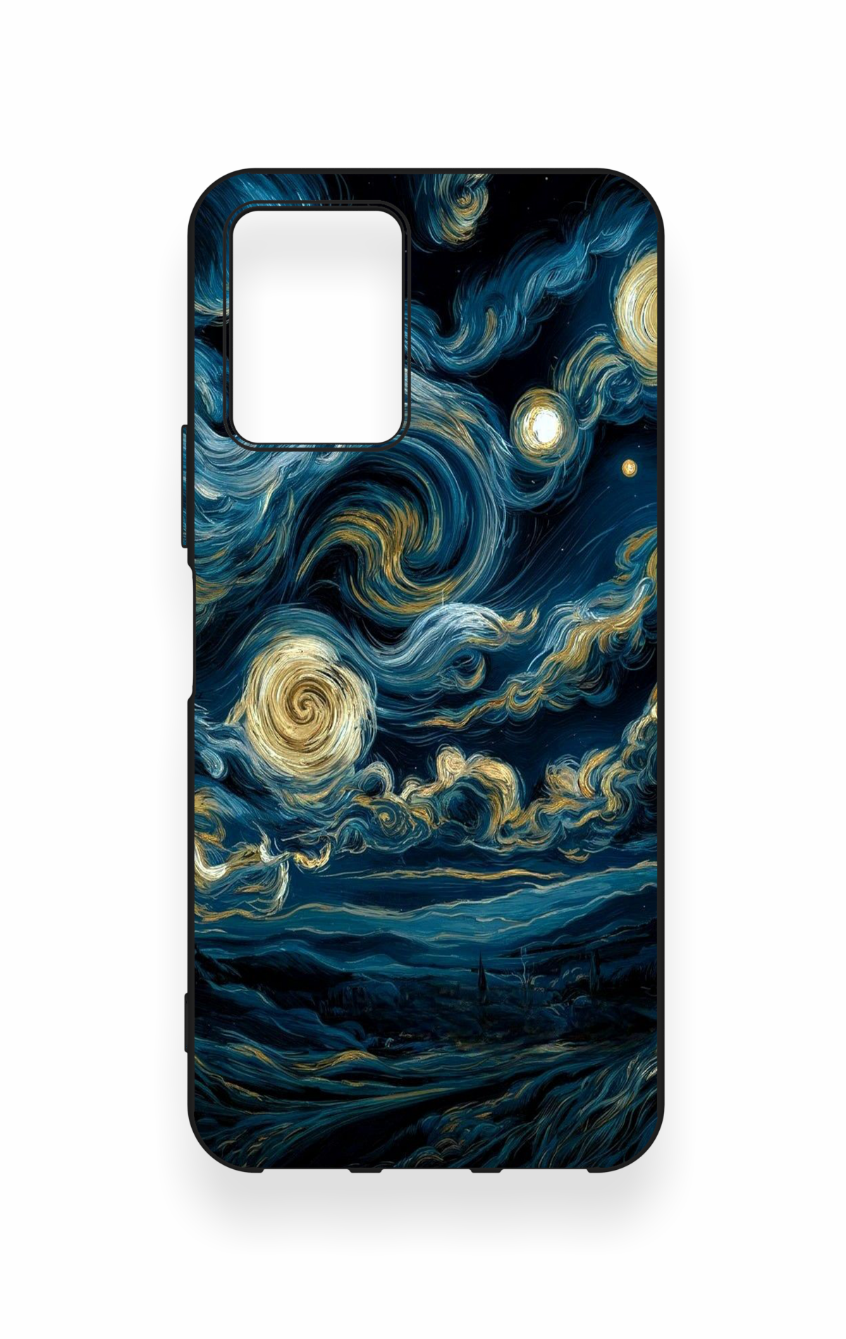 Vivo Y33S Uyumlu Yıldızlı Gece Desenli Silikon Kılıf