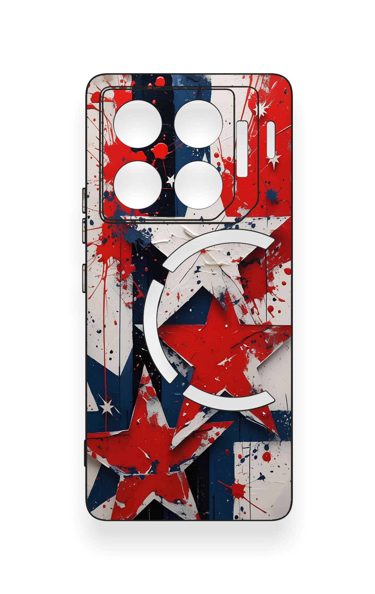 İnfinix Gt 20 Pro Uyumlu Star Flag Desenli Silikon Kılıf