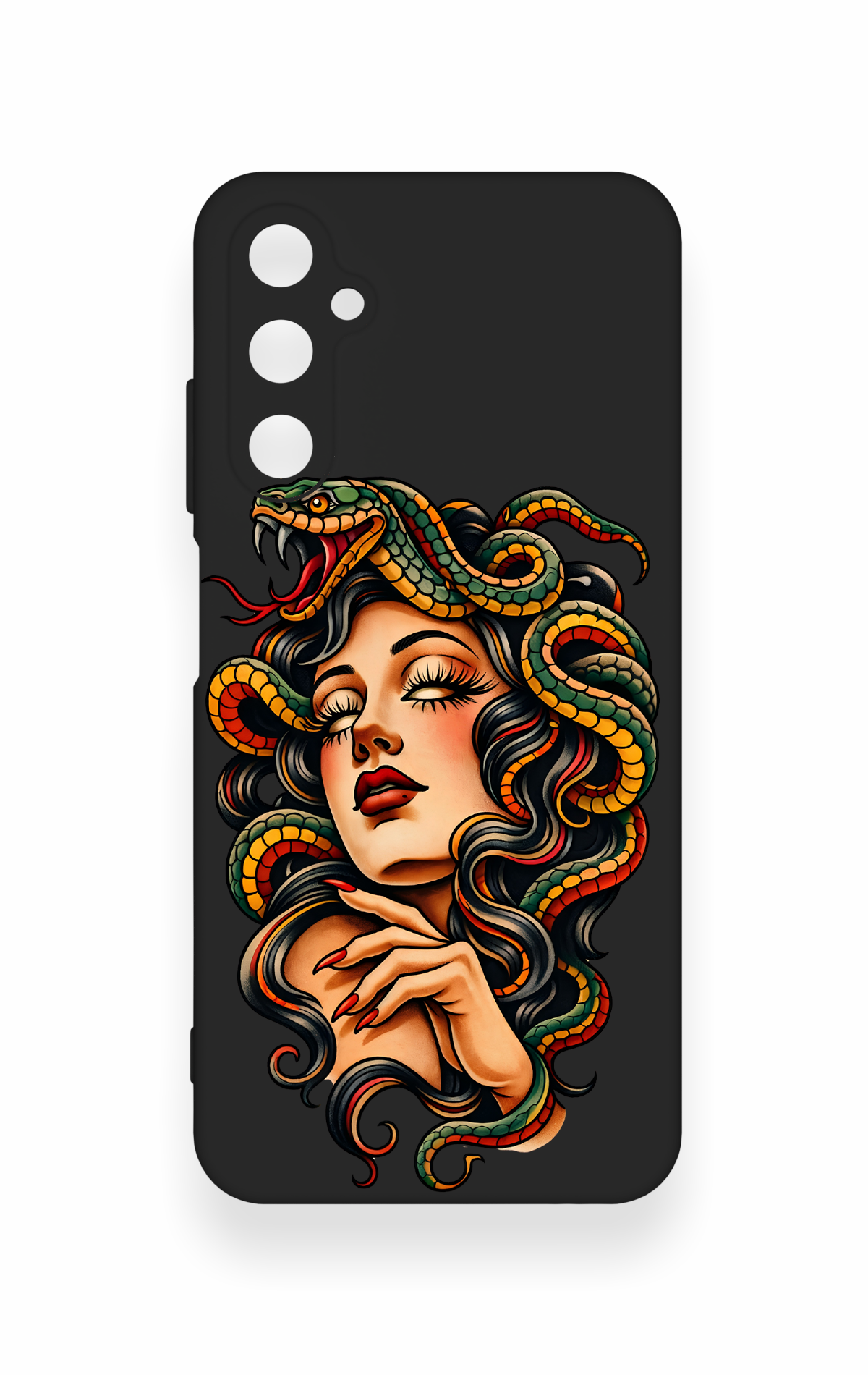 Samsung A05s Uyumlu Medusa Desenli Silikon Kılıf