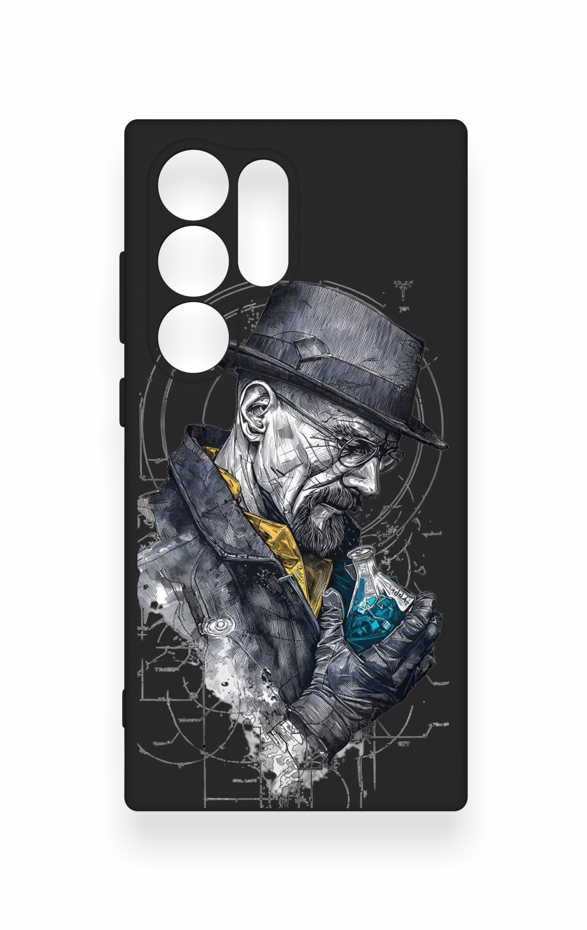 Samsung S24 Ultra Uyumlu Walter White Desenli Silikon Kılıf