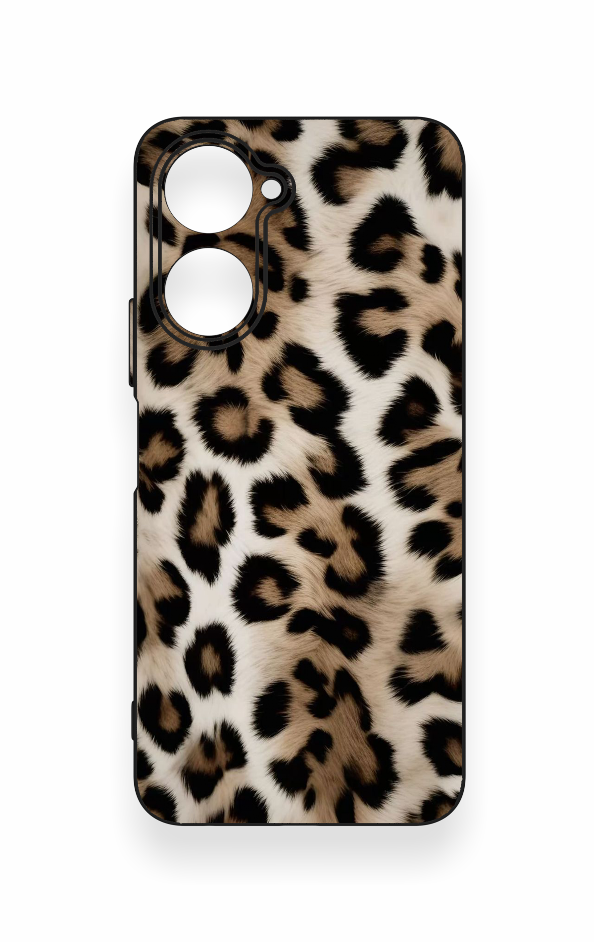 Vivo Y18 Uyumlu Leopar Derisi Desenli Silikon Kılıf