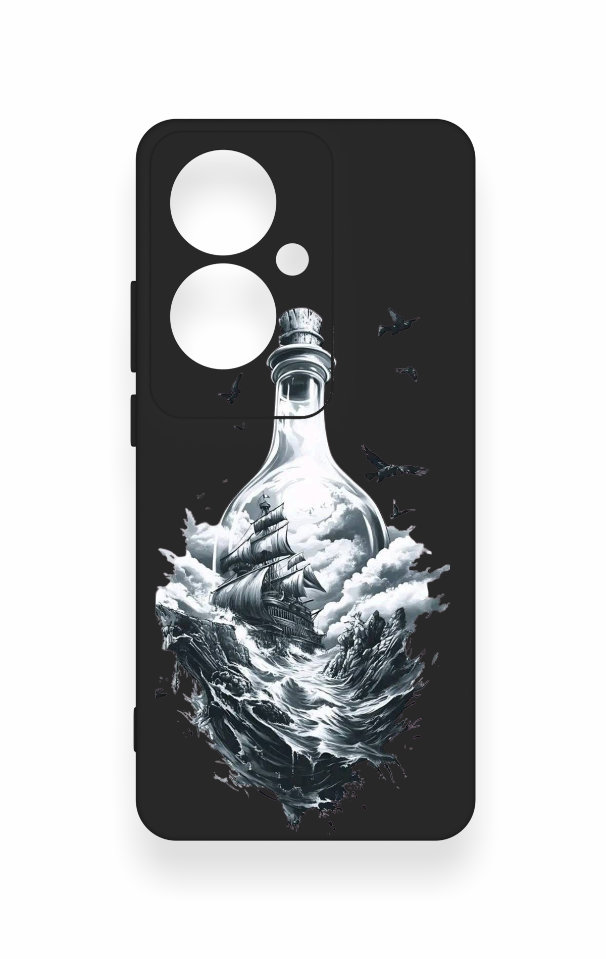 Oppo Reno 11F Uyumlu Secret Sea Desenli Silikon Kılıf