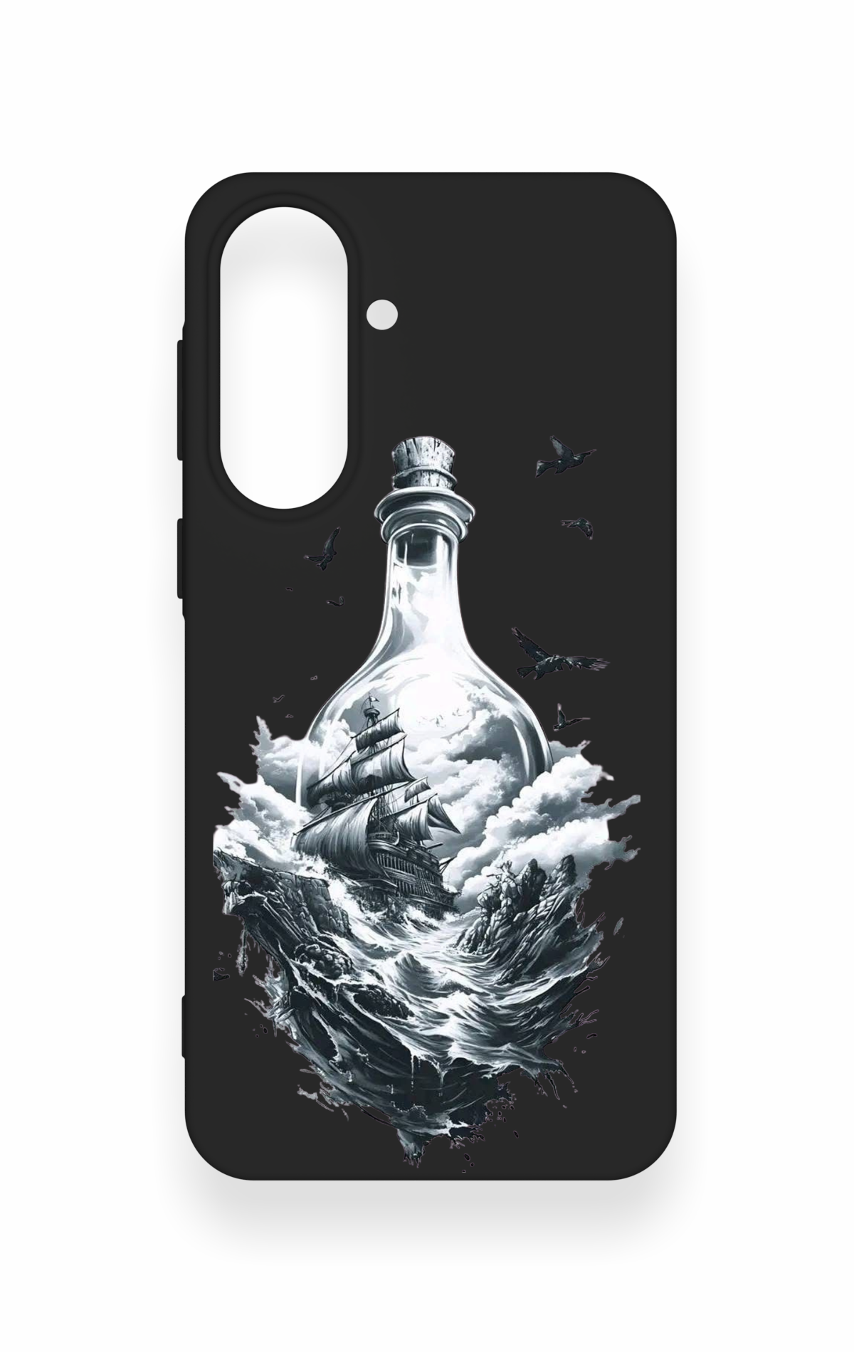 Samsung A37 Uyumlu Secret Sea Desenli Silikon Kılıf