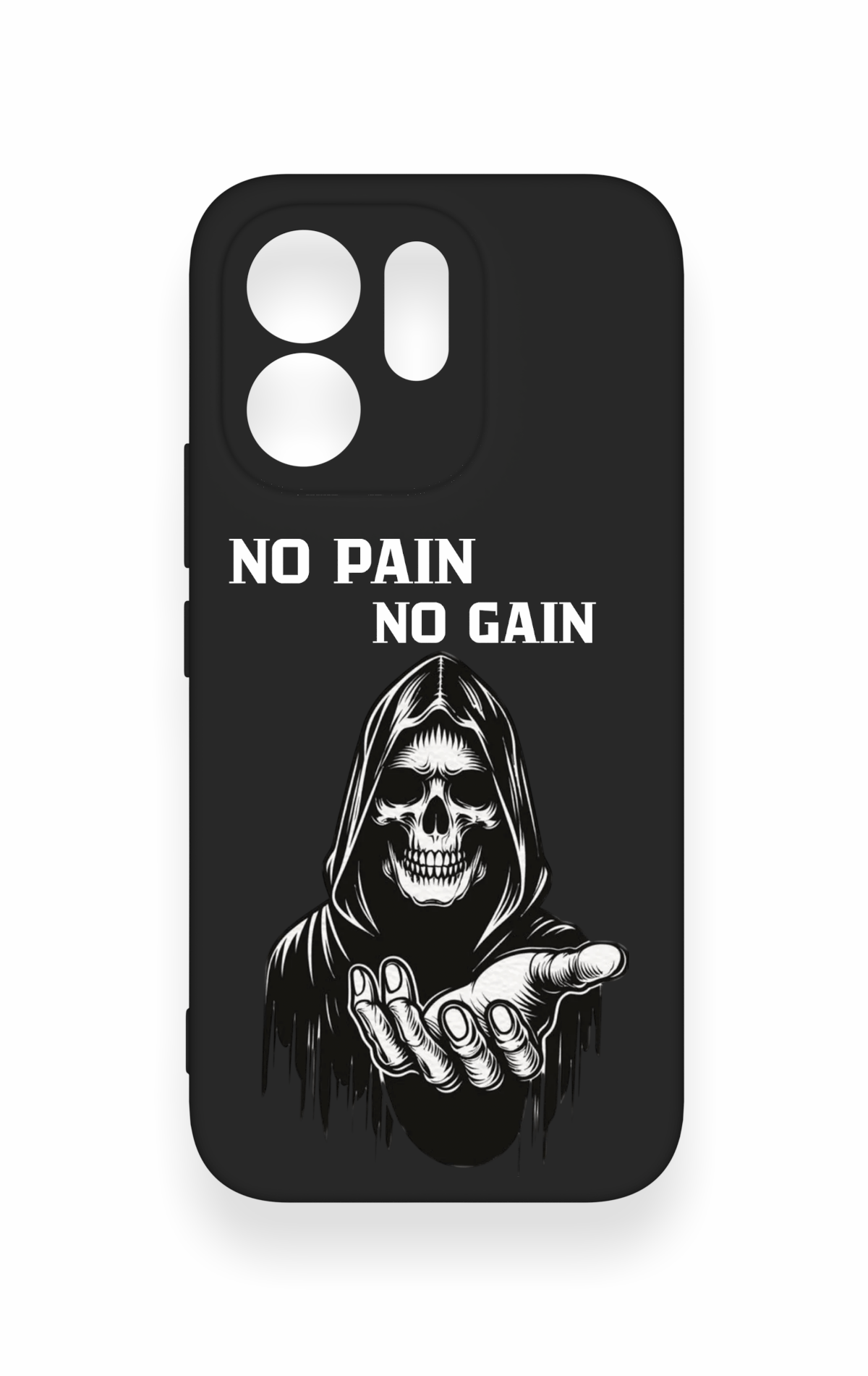 Vivo V70 5G Uyumlu No Pain No Gain Desenli Silikon Kılıf