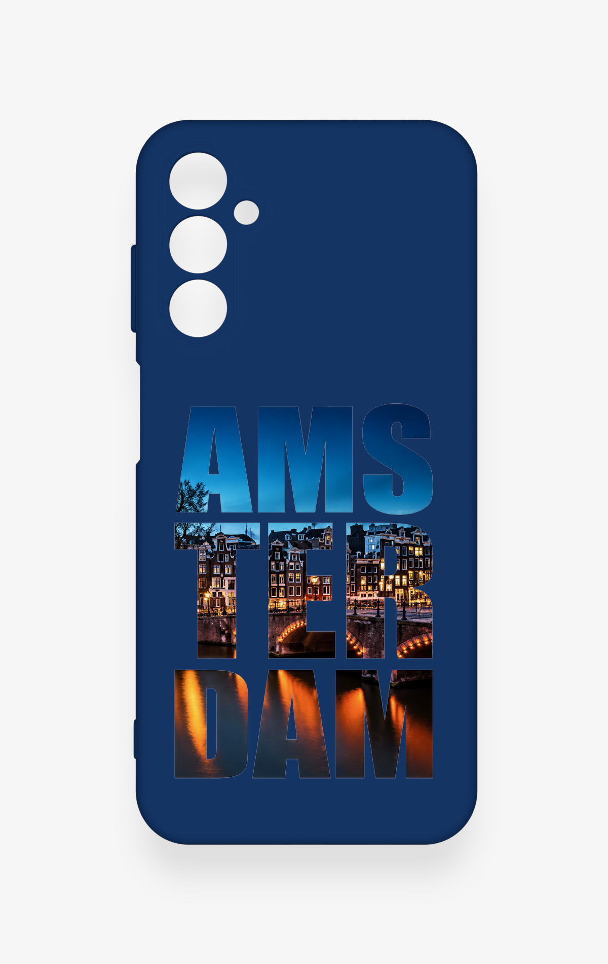 Samsung M14 Uyumlu Amsterdam Desenli Silikon Kılıf