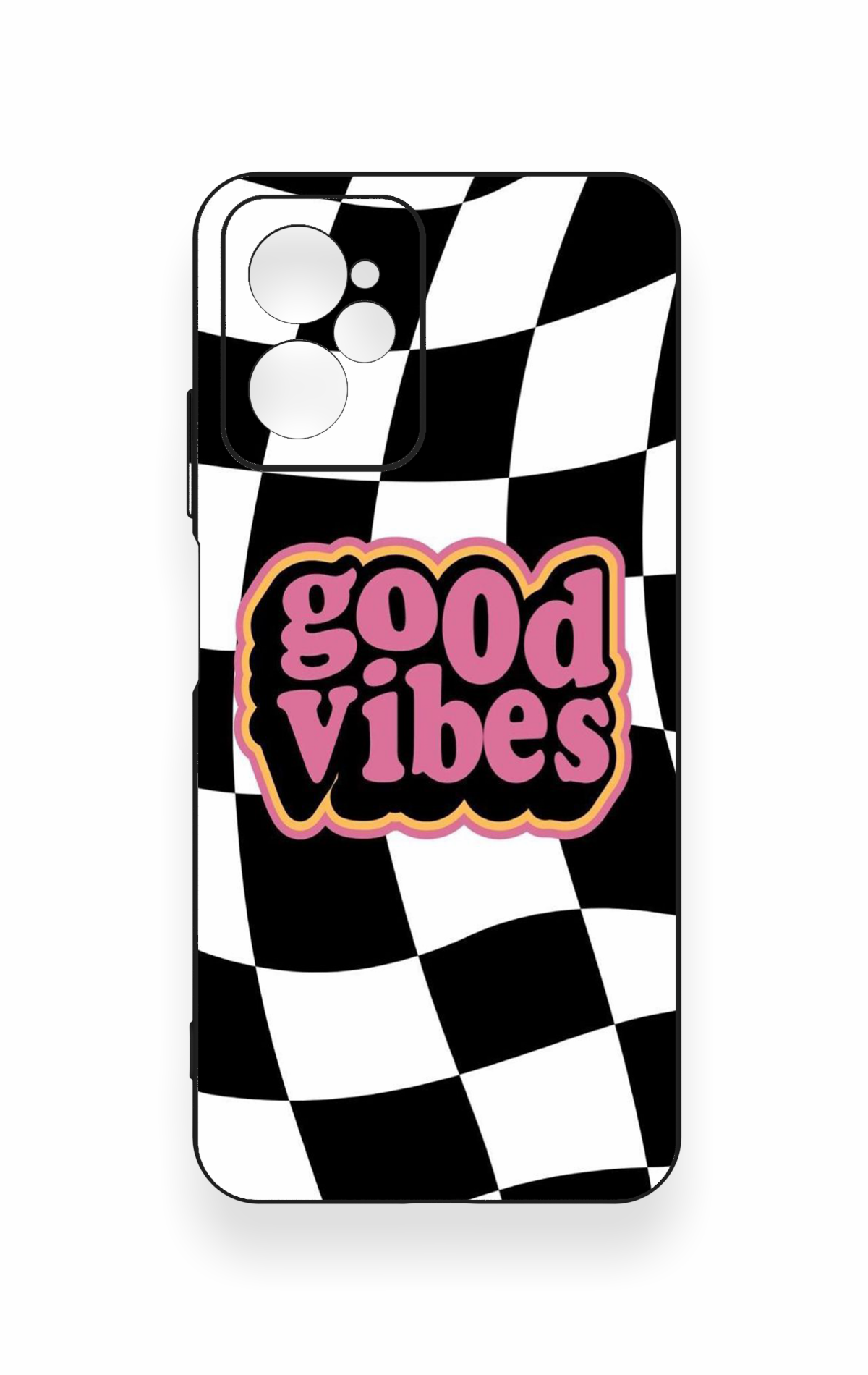 Casper Via X30 Uyumlu Black Good Vibes Desenli Silikon Kılıf