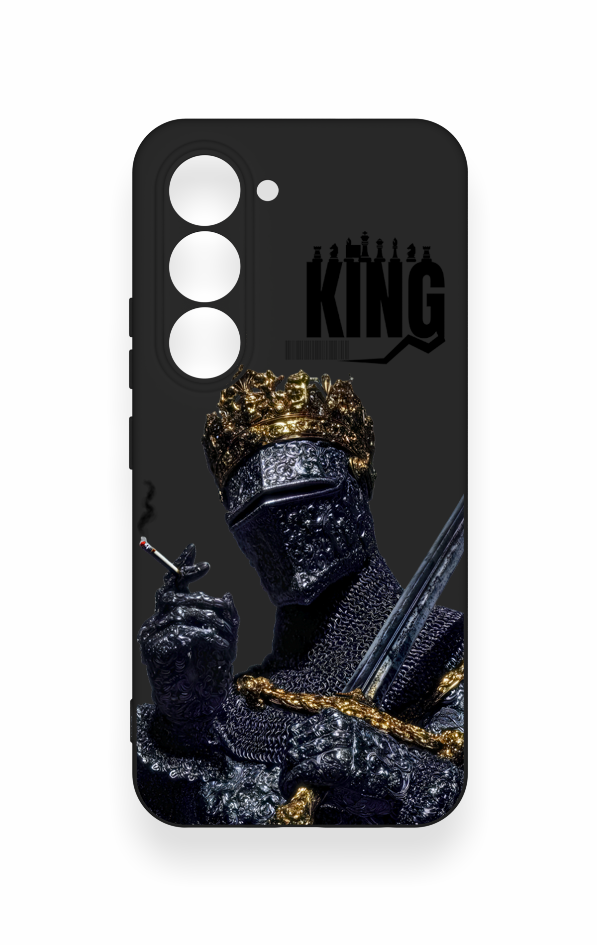 Tecno Spark 40 Pro Uyumlu King Desenli Silikon Kılıf