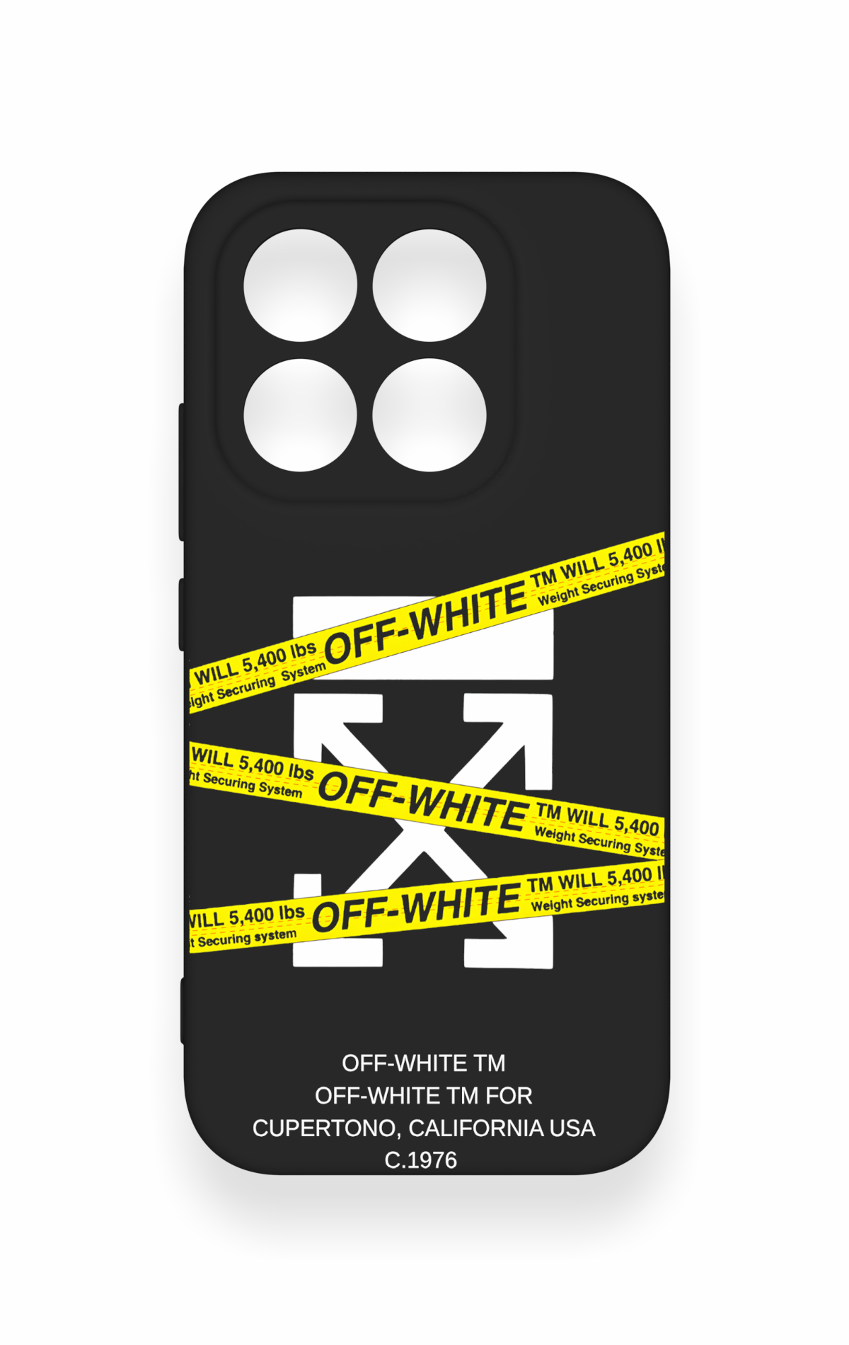 Xiaomi Mi 17 5G Uyumlu Off White Desenli Silikon Kılıf