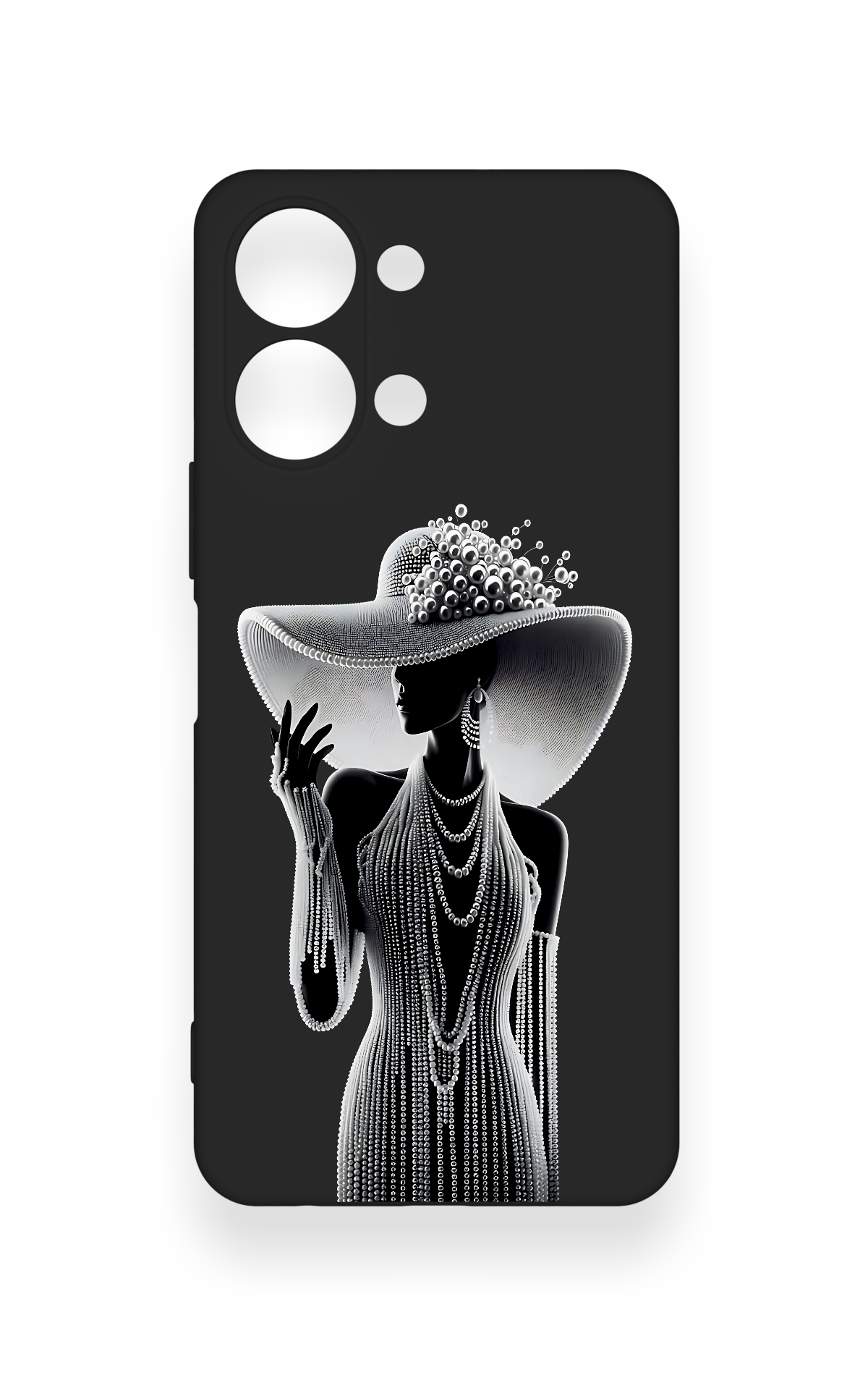 Vivo Y05 4G Uyumlu Lady Desenli Silikon Kılıf