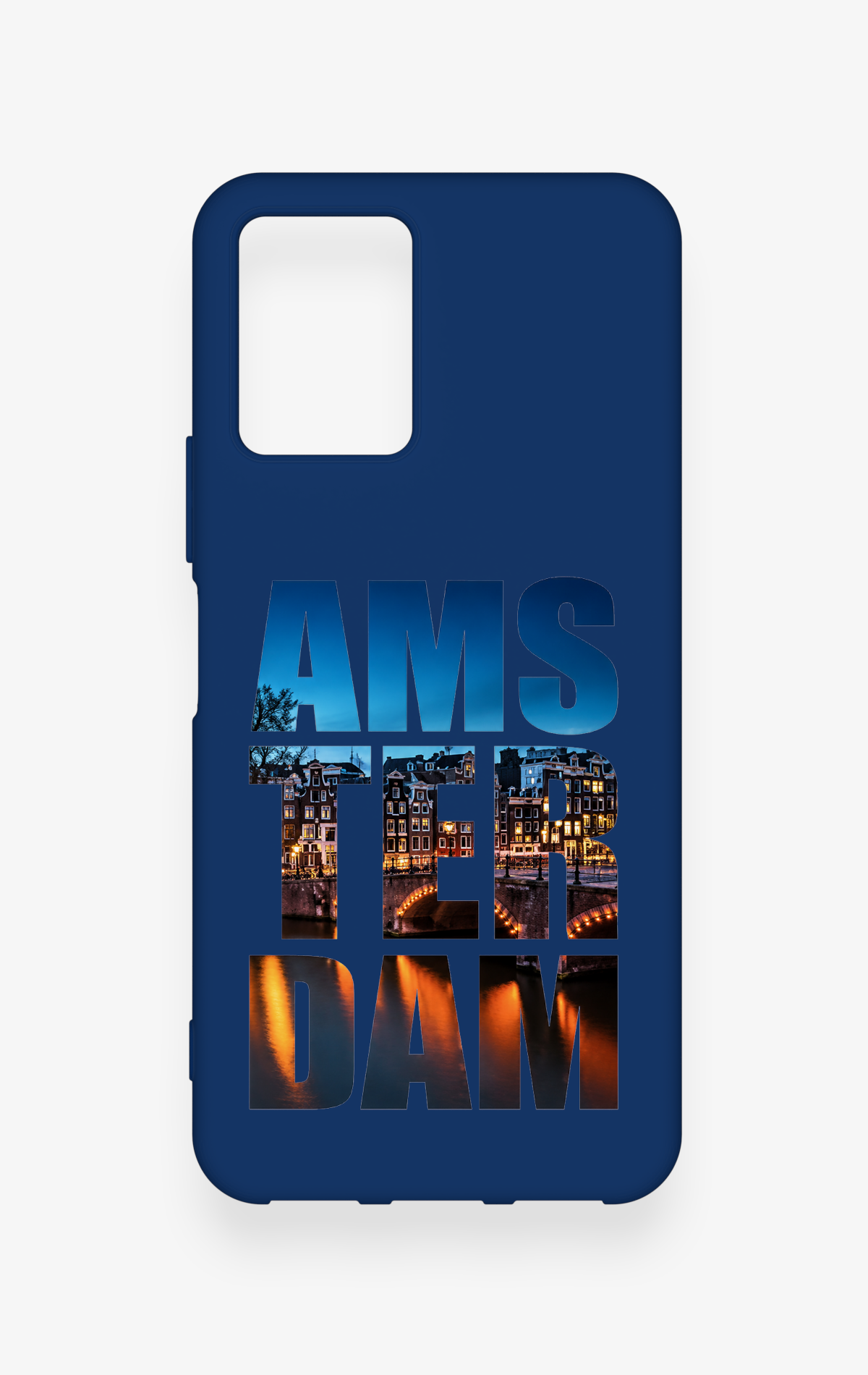 Vivo Y33S Uyumlu Amsterdam Desenli Silikon Kılıf