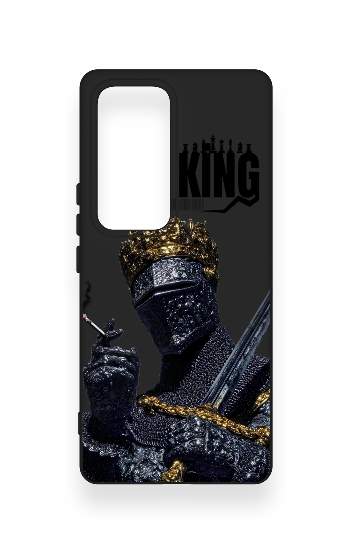 Vivo V30 Uyumlu King Desenli Silikon Kılıf