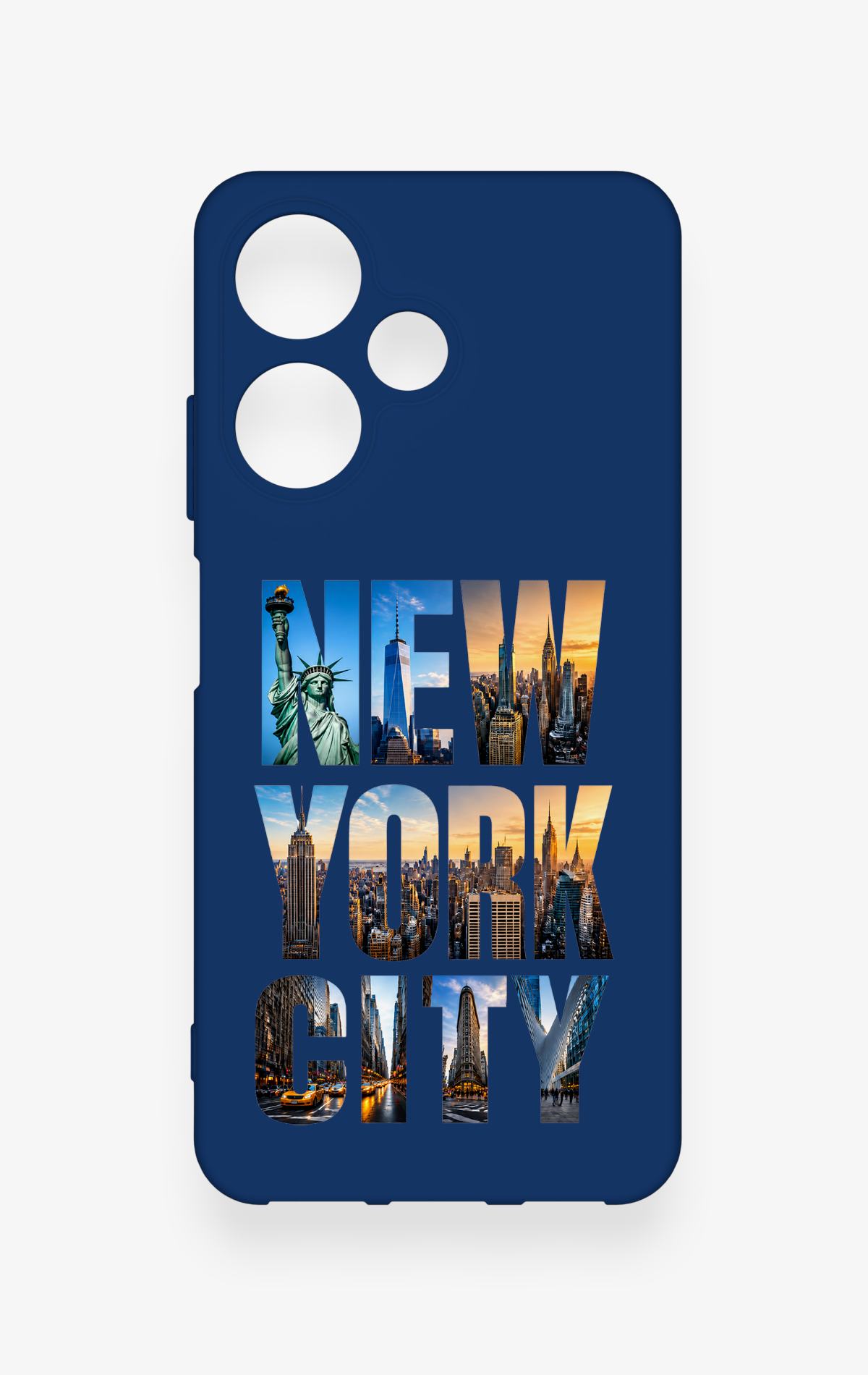 İnfinix Hot 30i Uyumlu New York City Desenli Silikon Kılıf