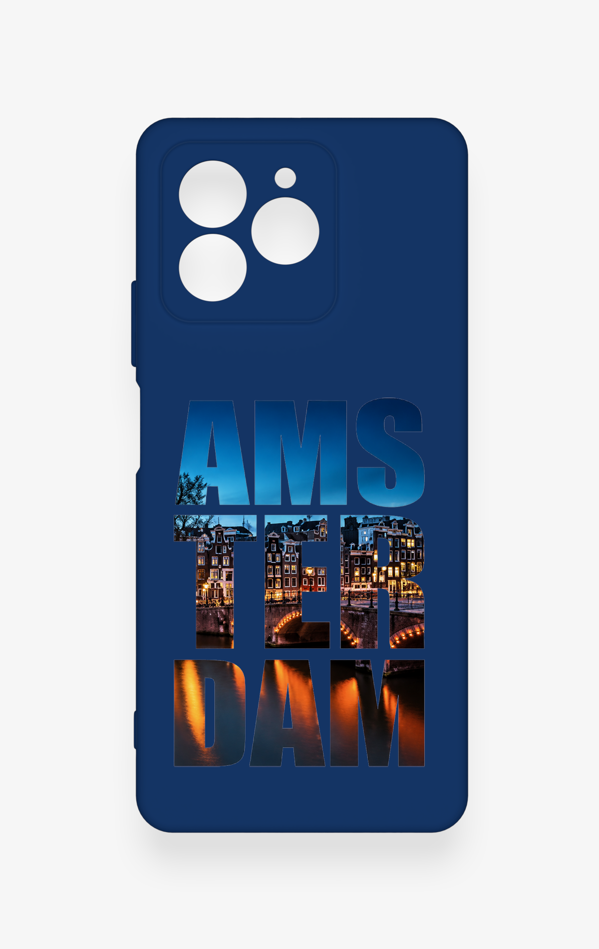 Omix X7 Uyumlu Amsterdam Desenli Silikon Kılıf