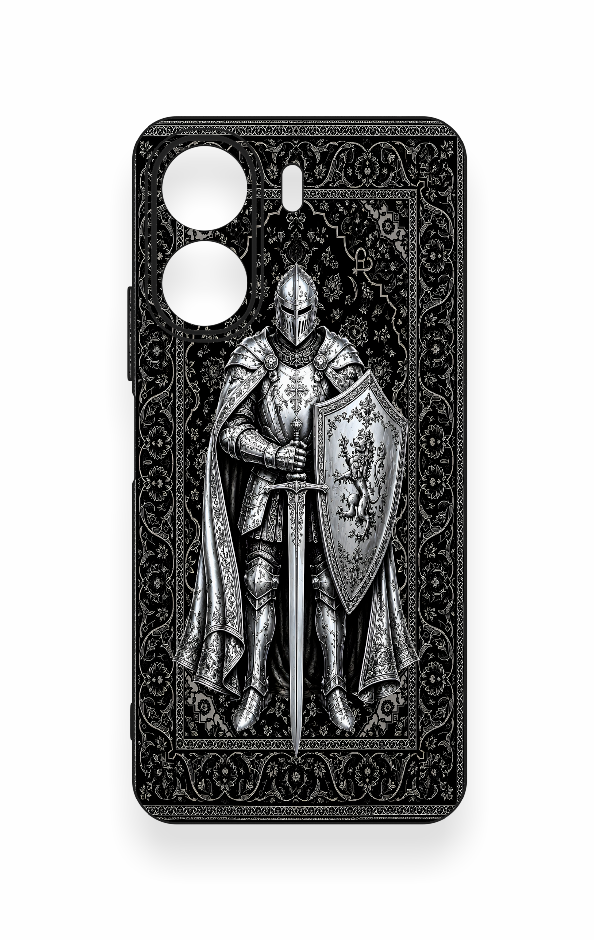 Redmi 13C Uyumlu Şövalye Desenli Silikon Kılıf