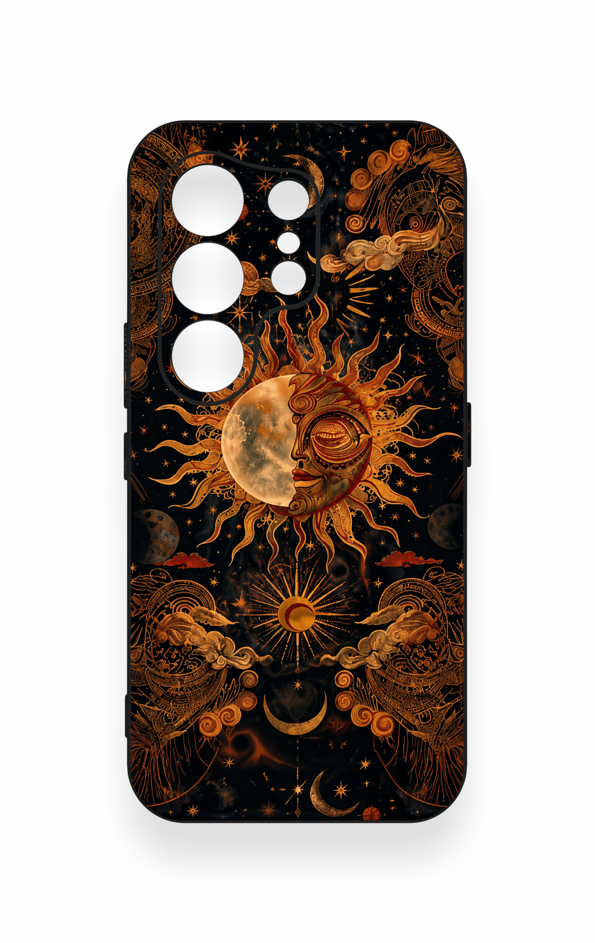 Tecno Camon 50 4G Uyumlu Mistik Güneş Desenli Silikon Kılıf