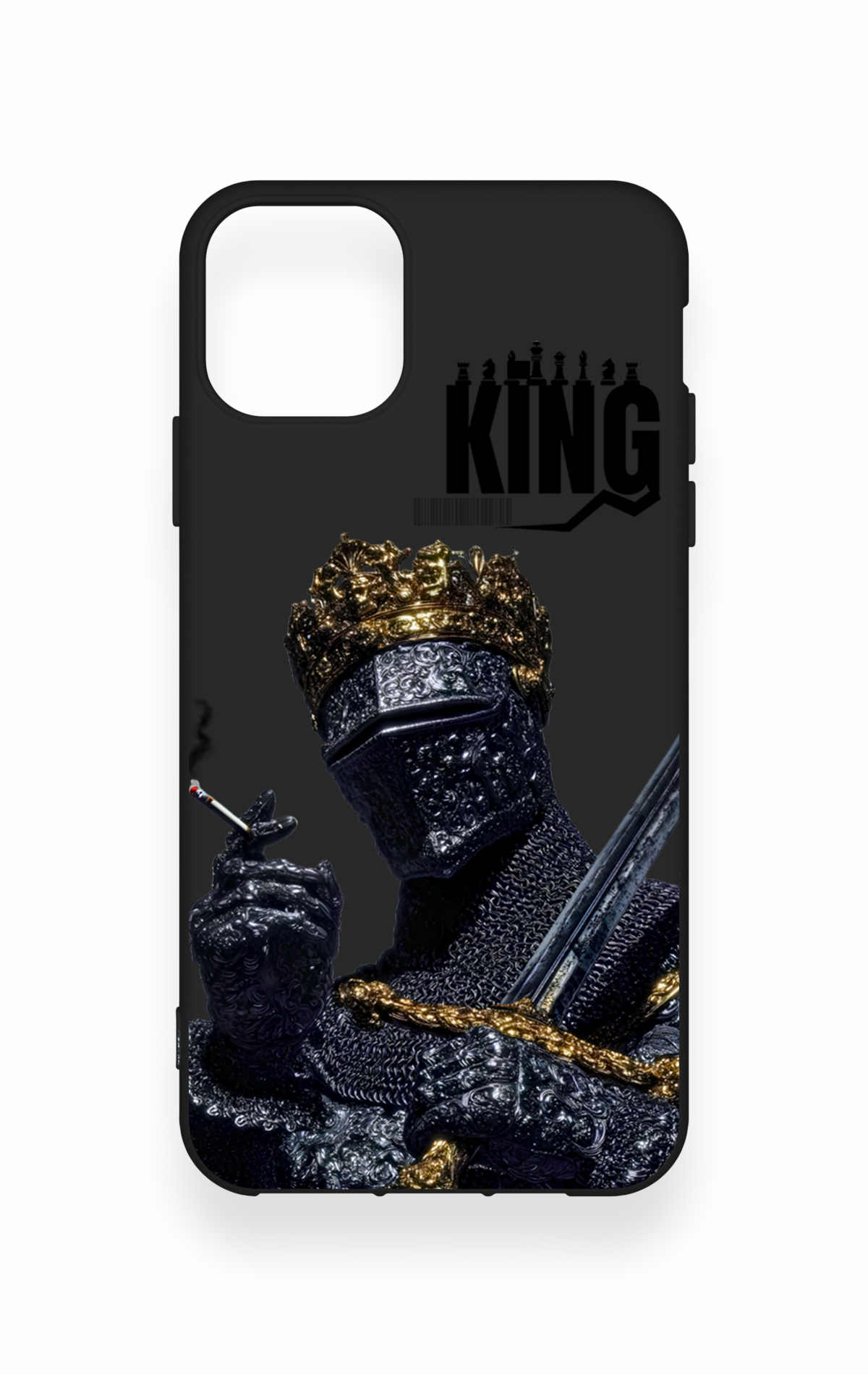 iPhone 11 Pro Max Uyumlu King Desenli Silikon Kılıf