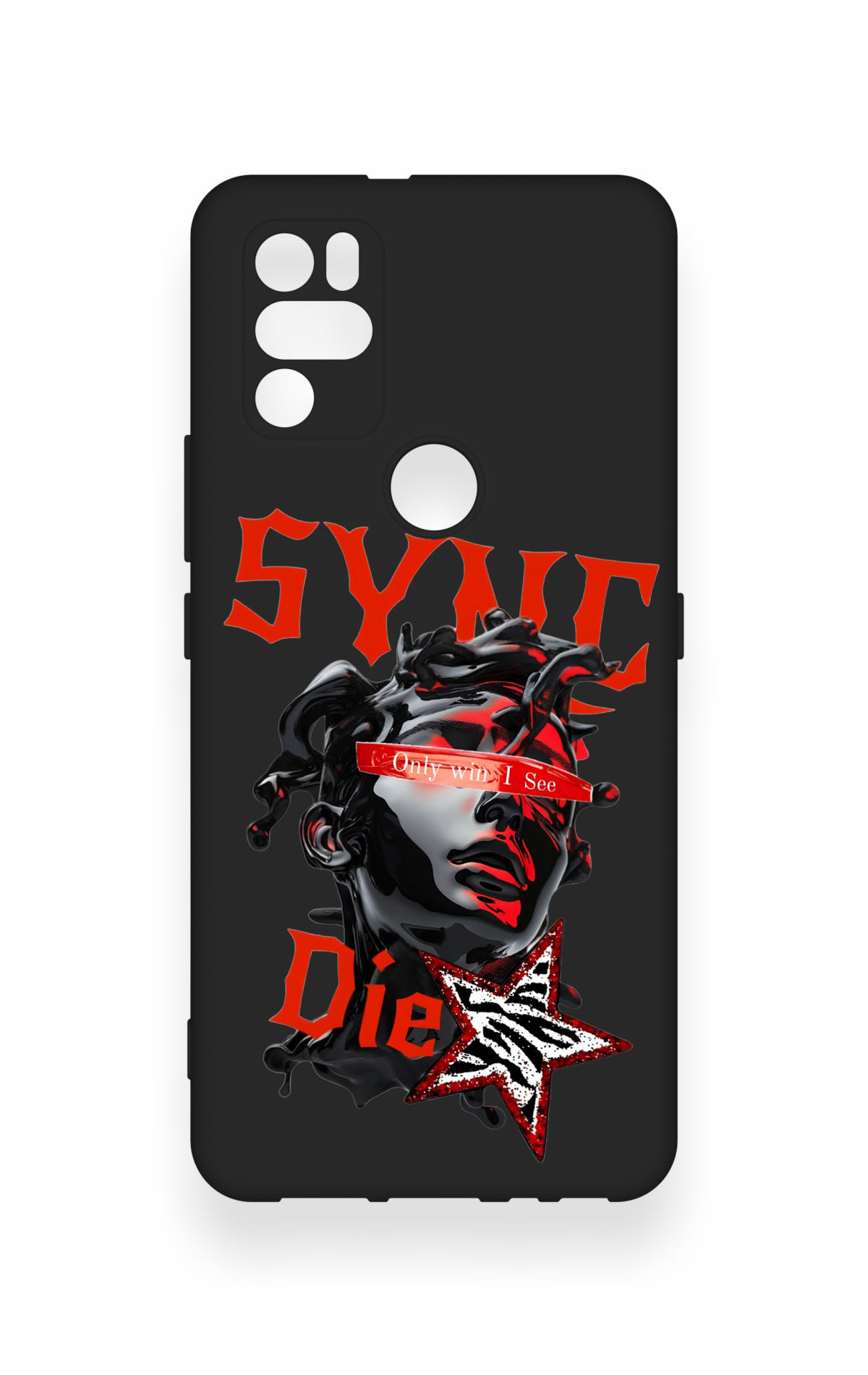 Omix X300 Uyumlu Sync Die Desenli Silikon Kılıf