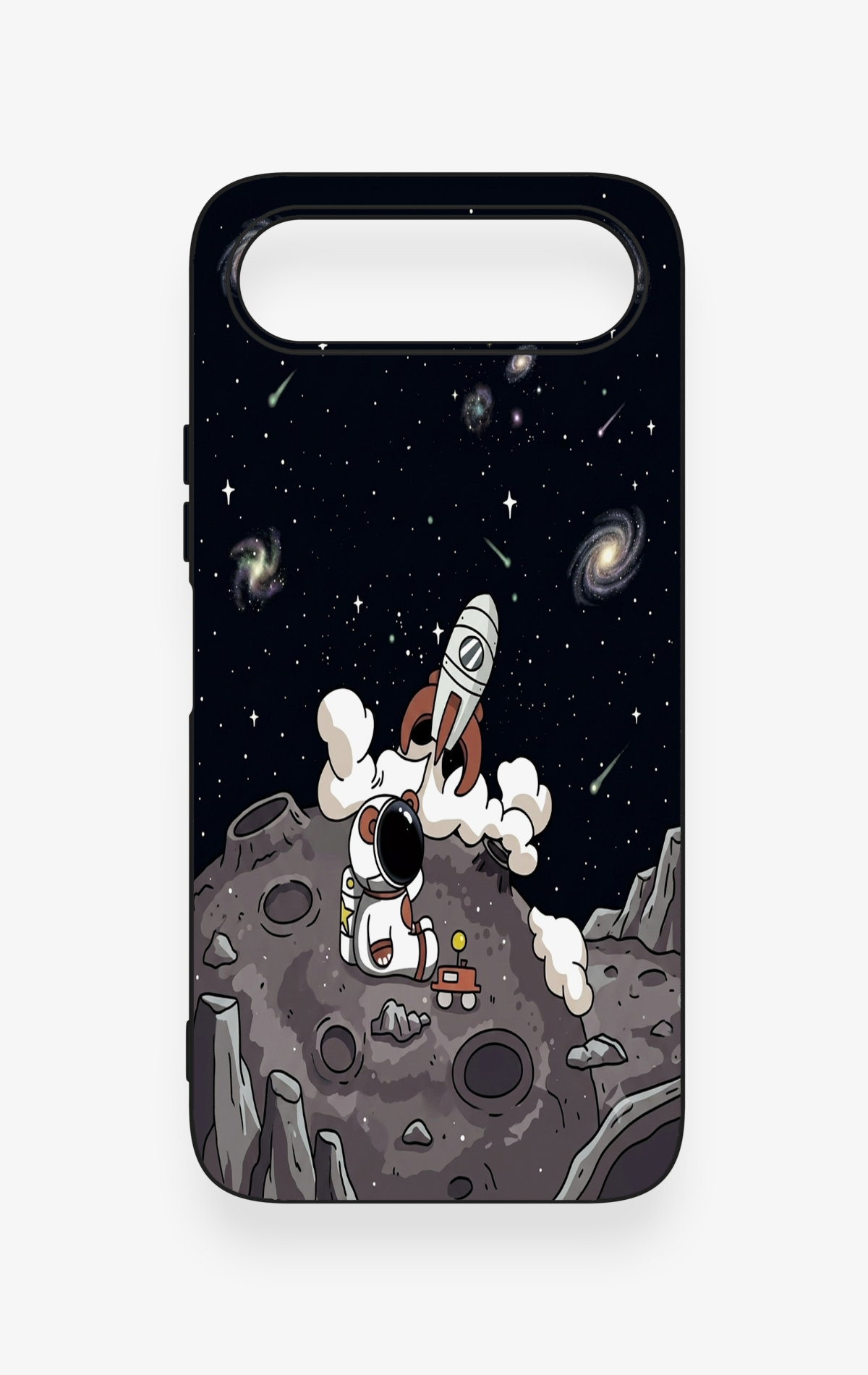 Tecno Spark 50 5G Uyumlu Uzay Astronot Desenli Silikon Kılıf