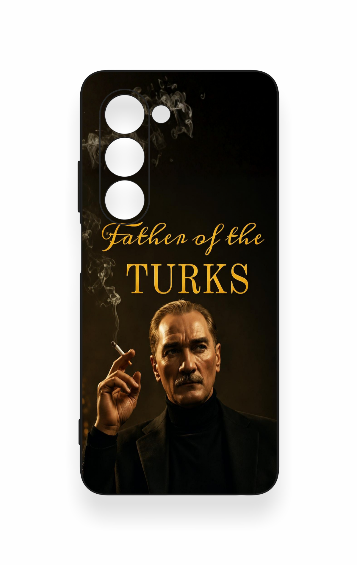 Oppo A5 5G Uyumlu Father Of The Turks Desenli Silikon Kılıf