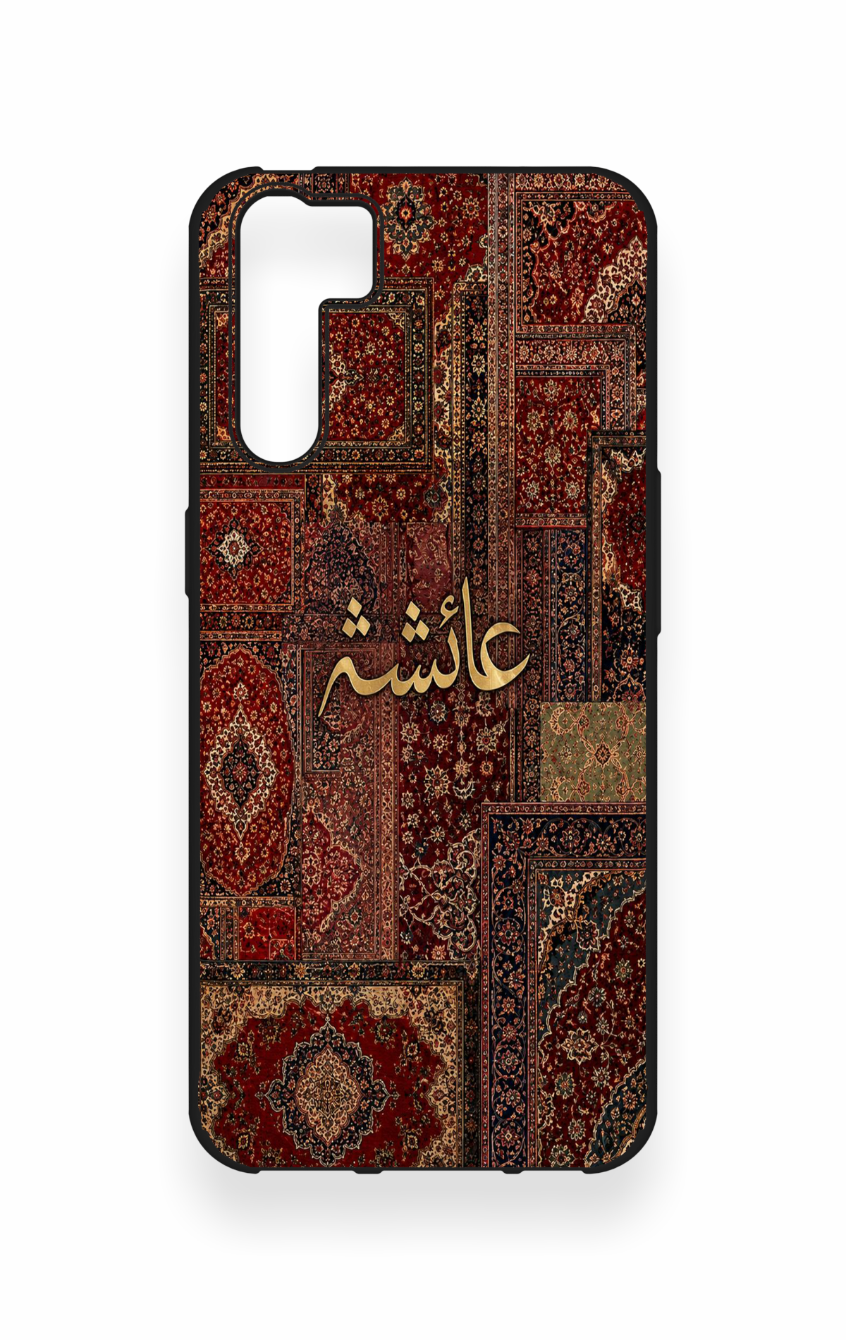 Oppo A91 Uyumlu Vintage Halı Desenli Silikon Kılıf