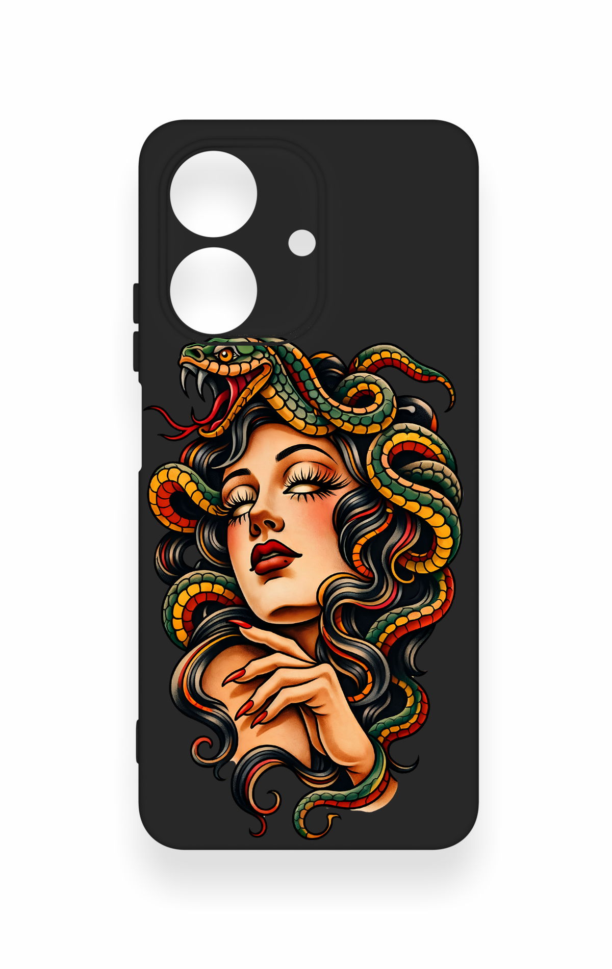 Realme Note 60 Uyumlu Medusa Desenli Silikon Kılıf