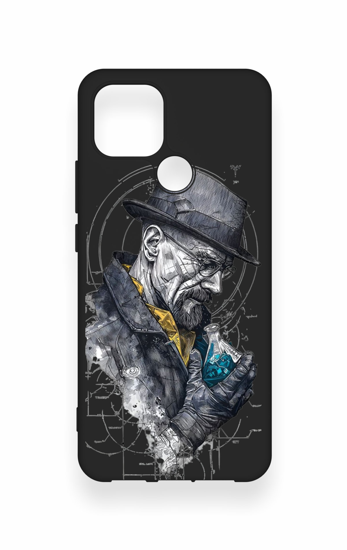 Oppo A15 Uyumlu Walter White Desenli Silikon Kılıf