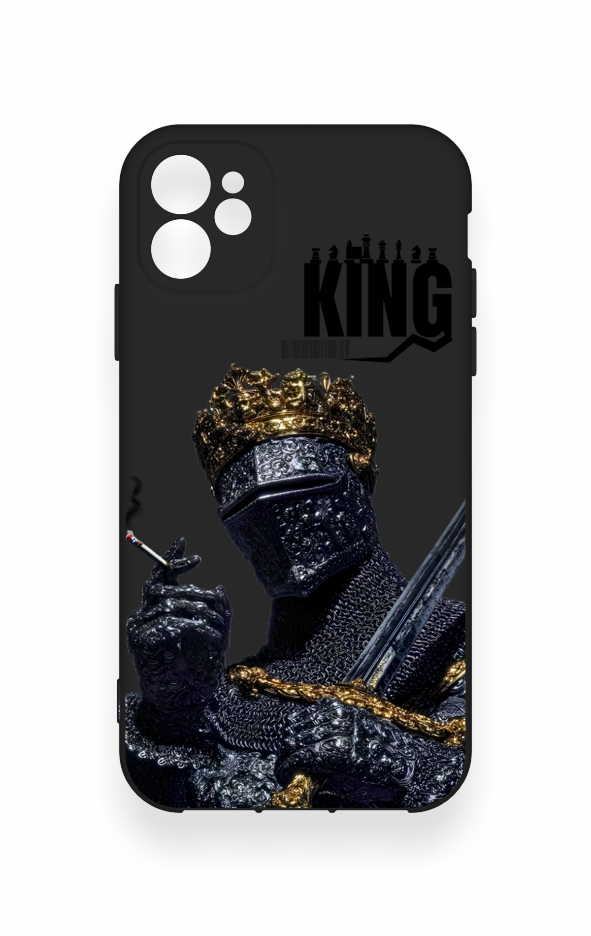 iPhone 11 Uyumlu King Desenli Silikon Kılıf